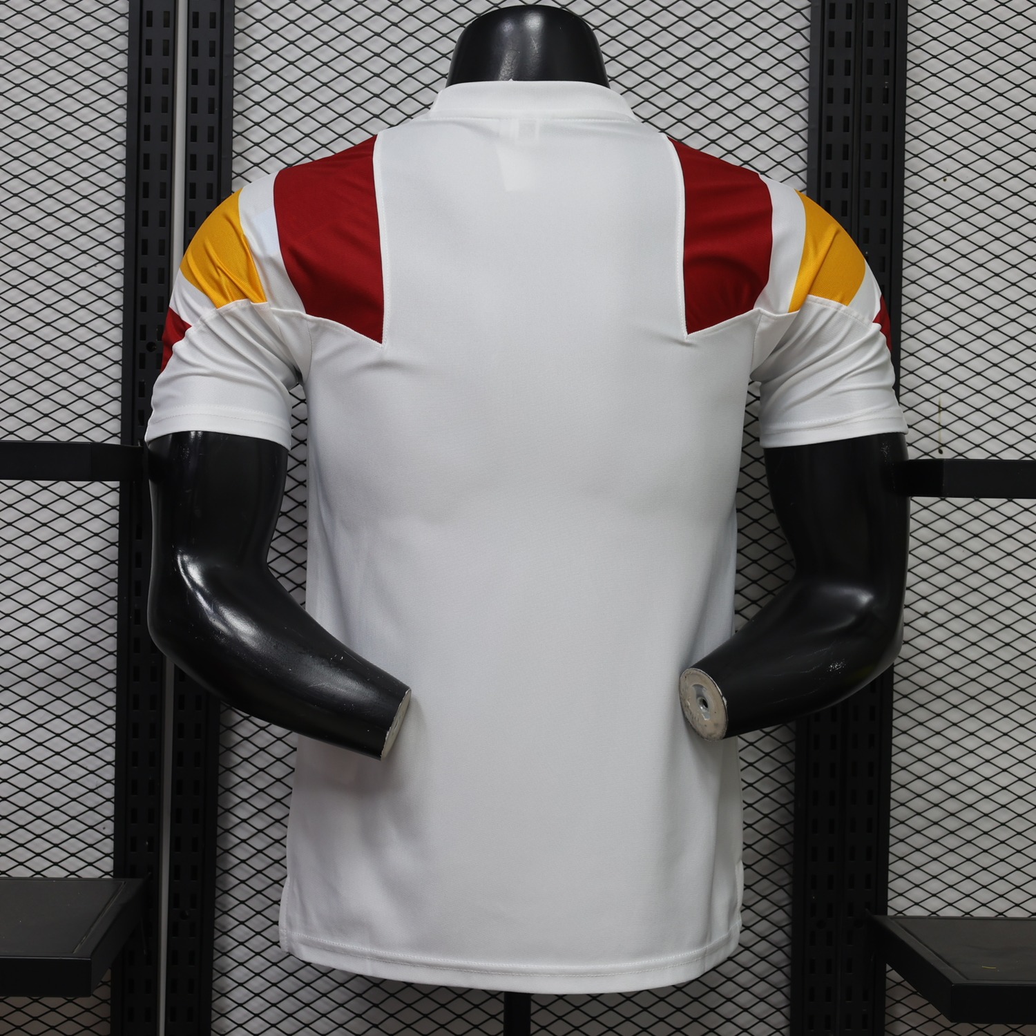 AS Roma 26-27 White Yellow Retro Style Casual Jersey - Player Version - JerseysGala