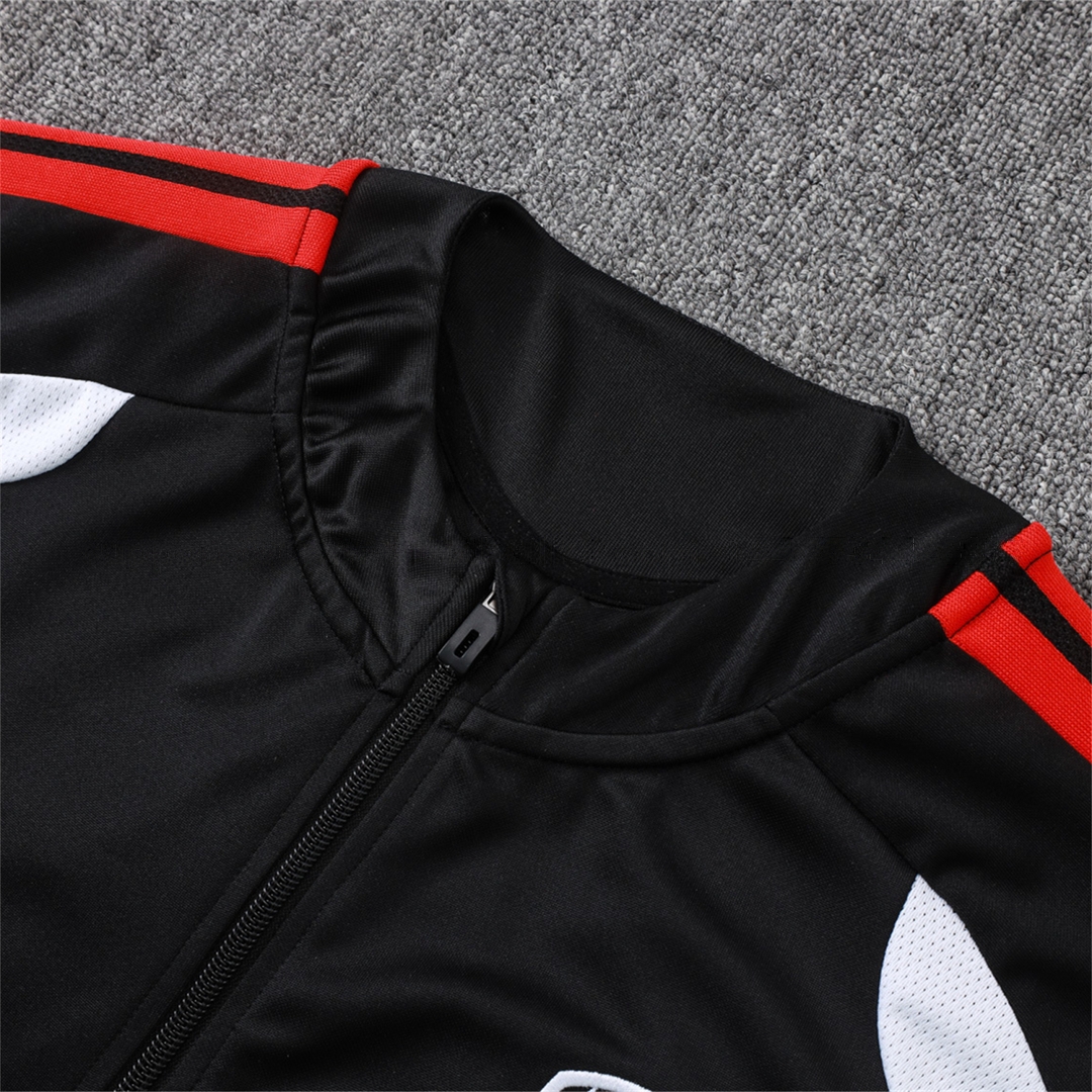 Arsenal 26-27 Jacket Training Tracksuit - Red Edge Black Jackets & Pants - JerseysGala