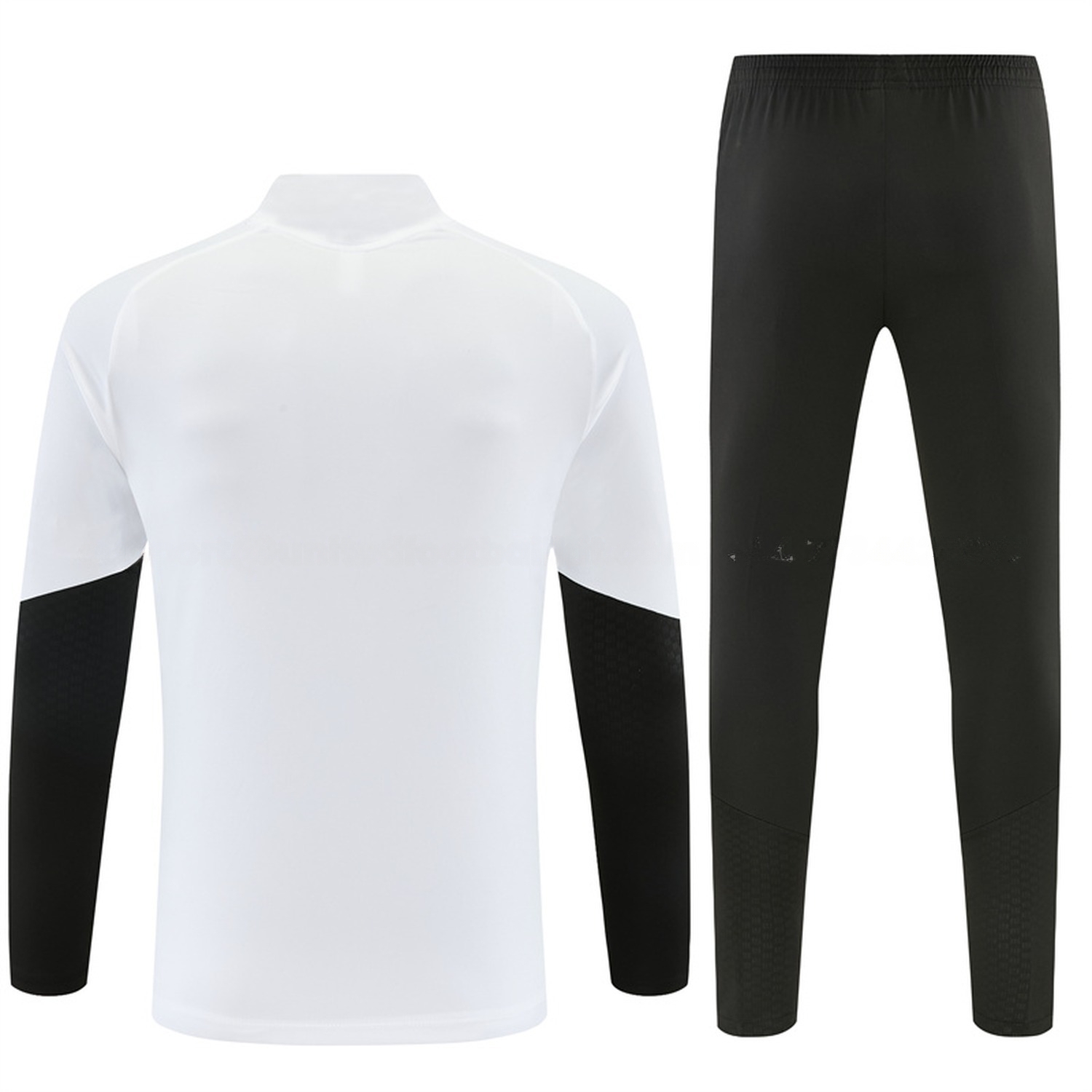 Liver.pool 26-27 Kids Long Sleeve Training Set - White Top & Black Pants - JerseysGala