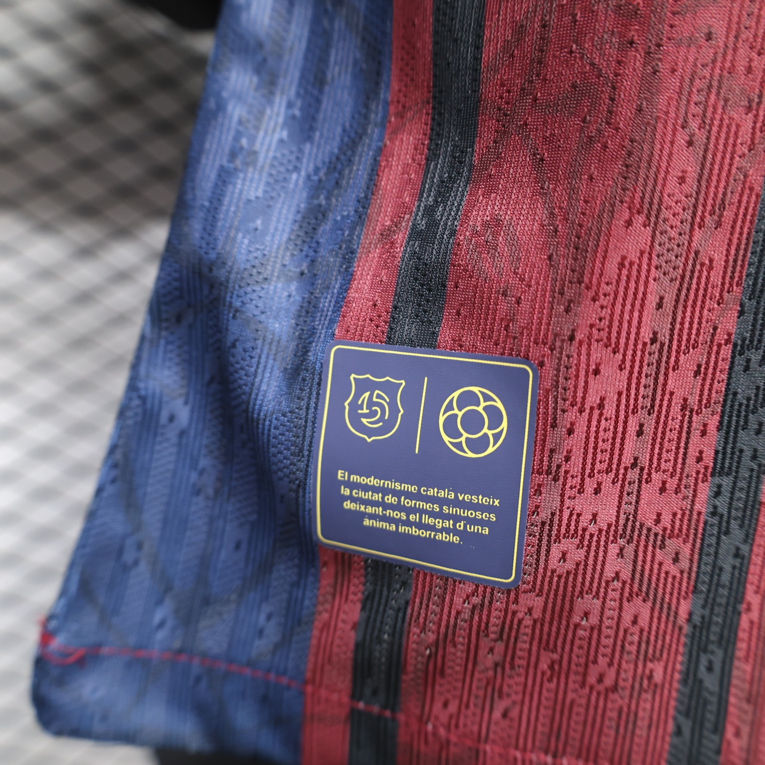 Barcelona 26-27 125 Years Anniversary Navy Burgundy Special Jersey - Player Version - JerseysGala