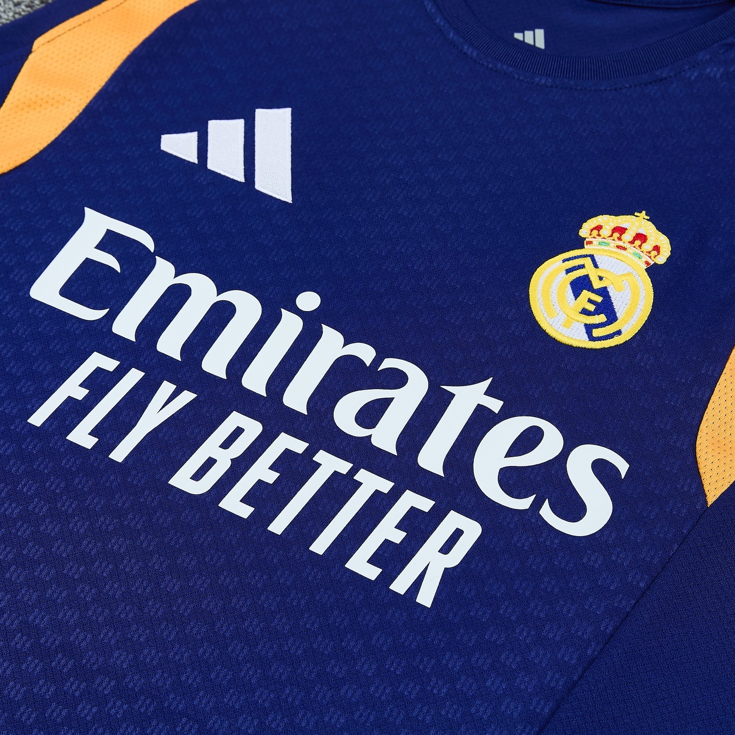 Real Madrid 26-27 Vest Training Set - Blue Vest and Shorts - JerseysGala