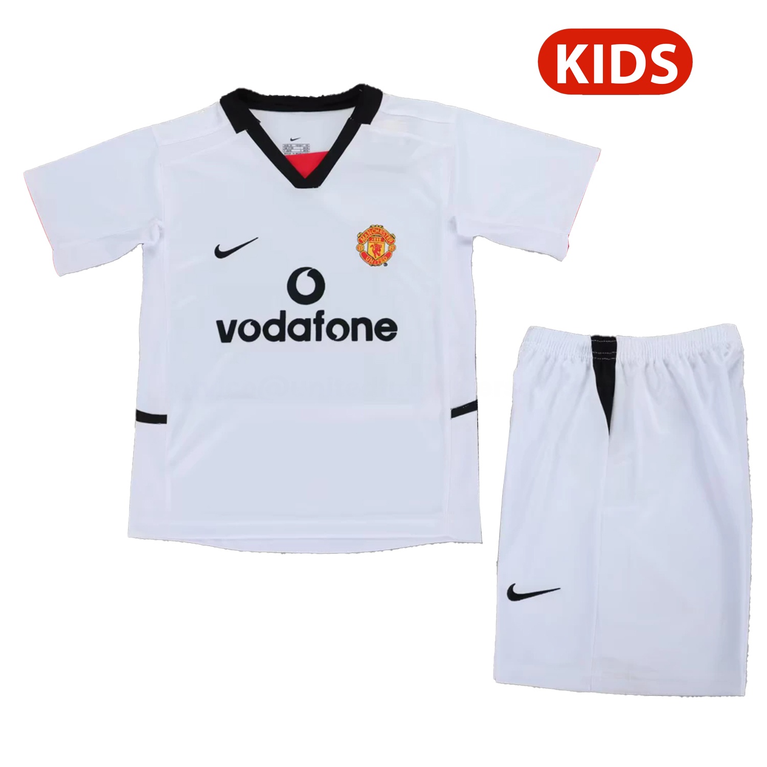 Retro Manchester United 2002-03 Away Kids Kit - JerseysGala