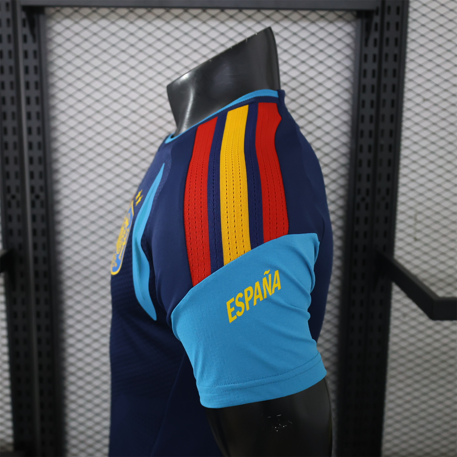 Spain 2026 Deep Blue And Light Blue Training Jersey - Player Version - JerseysGala