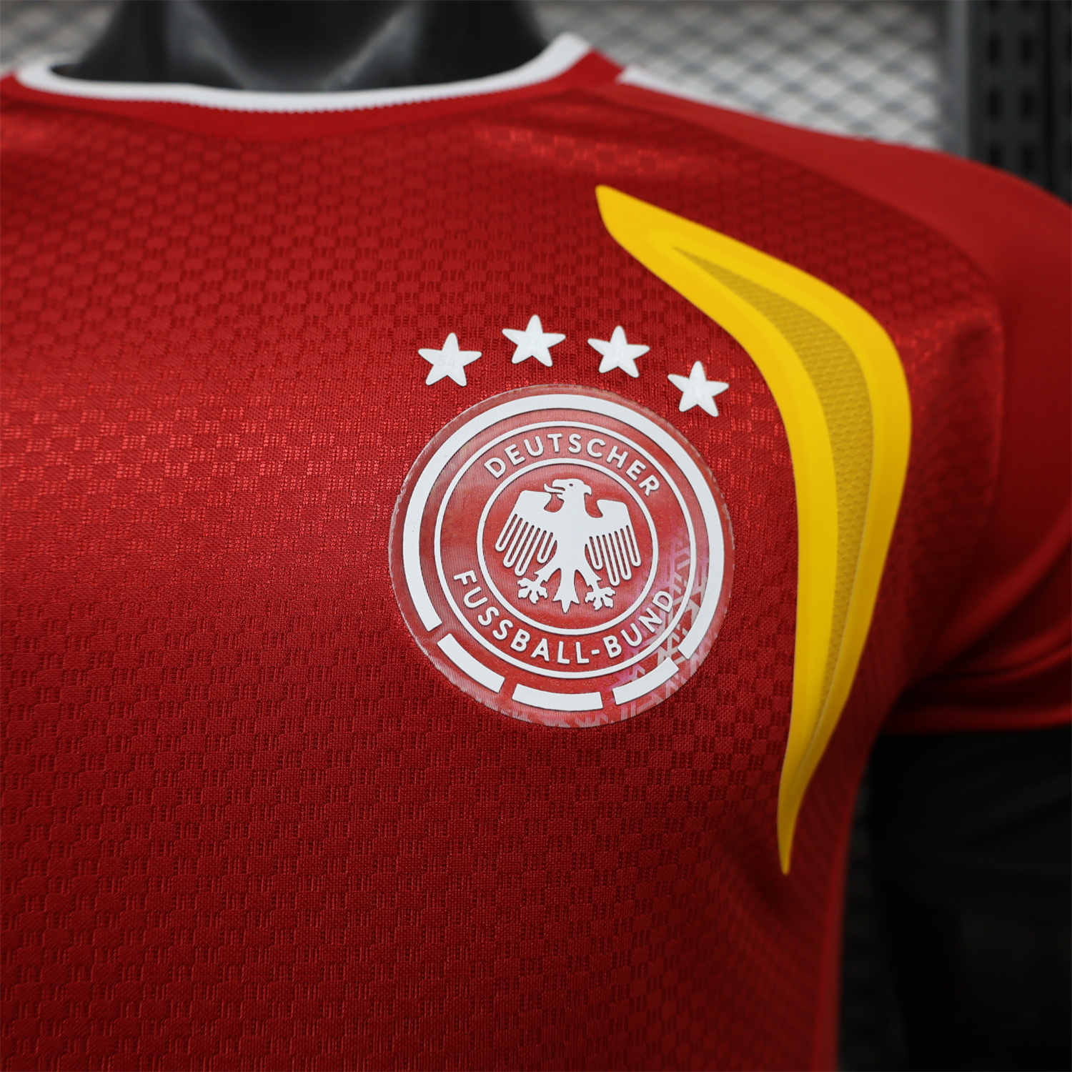 Germany 2026 Red Short-Sleeve Training Jersey - Player Version - JerseysGala