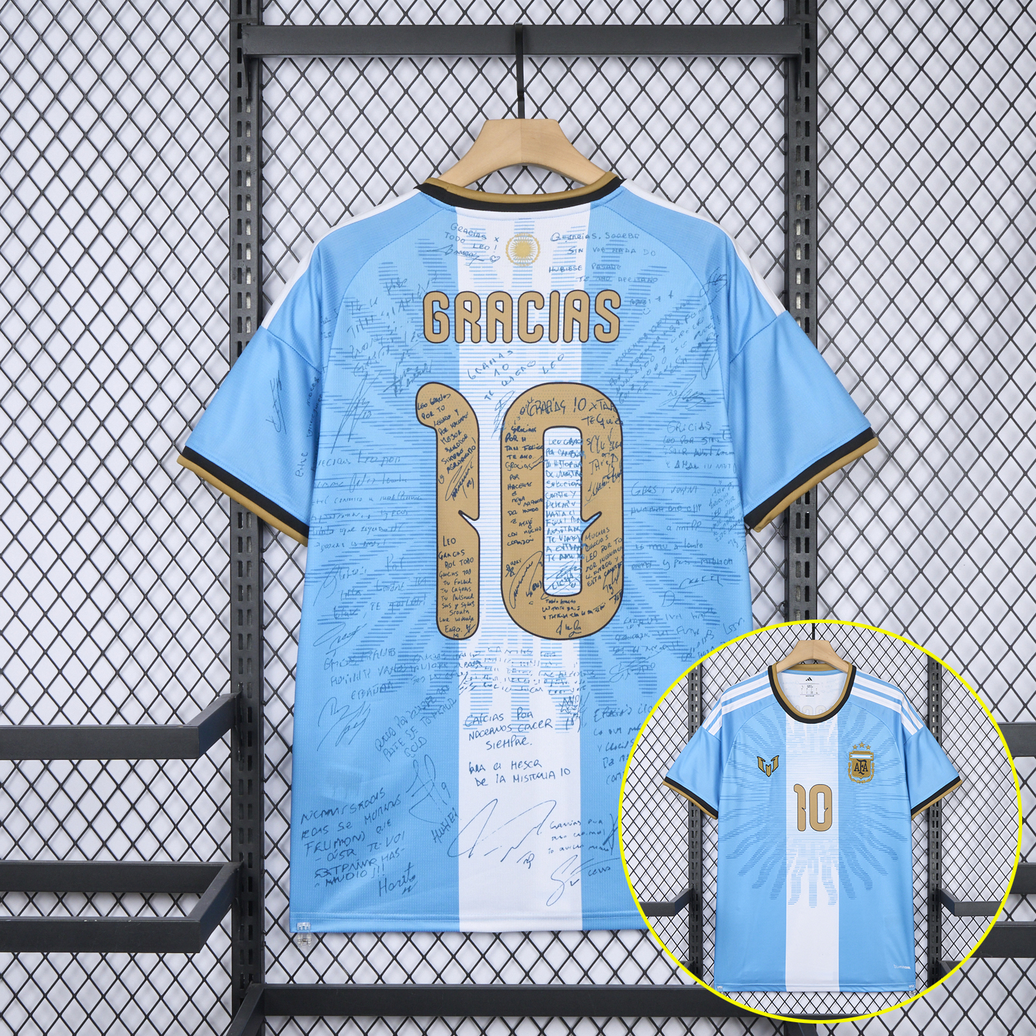 【Signed Version】Argentina 2026 Messi Anniversary Special Jersey - Fans Version - JerseysGala