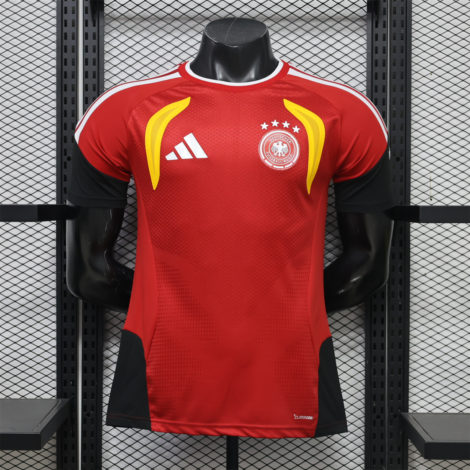 Germany 2026 Red Short-Sleeve Training Jersey - Player Version - JerseysGala