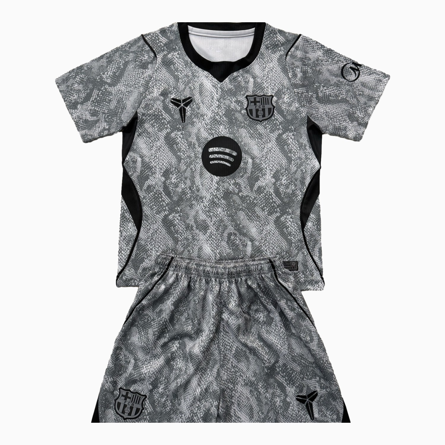 Barcelona 26-27 Grey Goalkeeper Men's Adult Jersey Set - Fans Version - JerseysGala