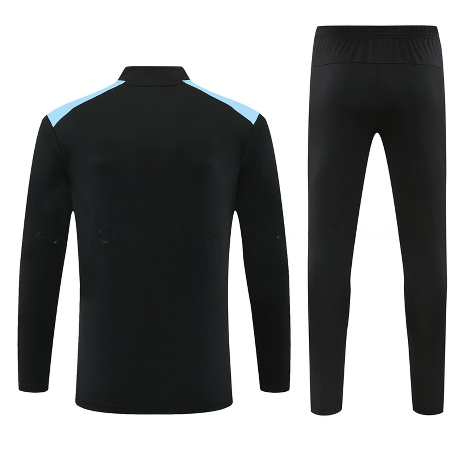 Feyenoord 26-27 Kids Long Sleeve Training Set - Black Top & Black Pants - JerseysGala