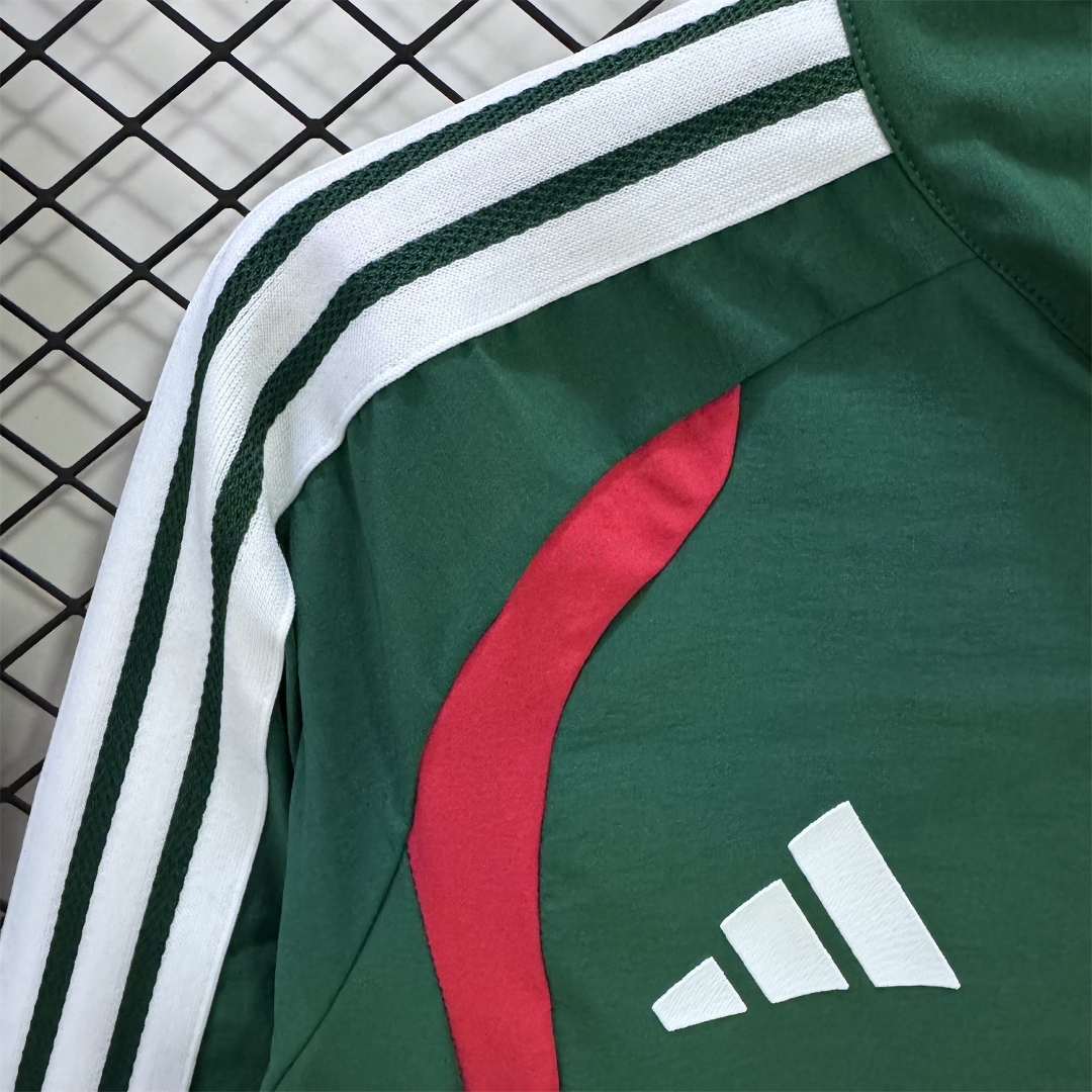 Algeria 2026 Windbreaker Training Set - Deep Green Top and Pants - JerseysGala
