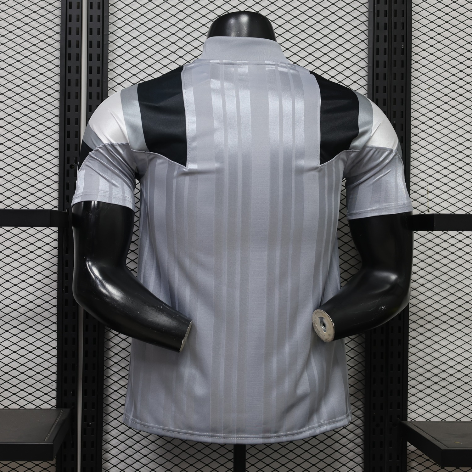 Juventus 26-27 Grey Black Retro Style Casual Jersey - Player Version - JerseysGala