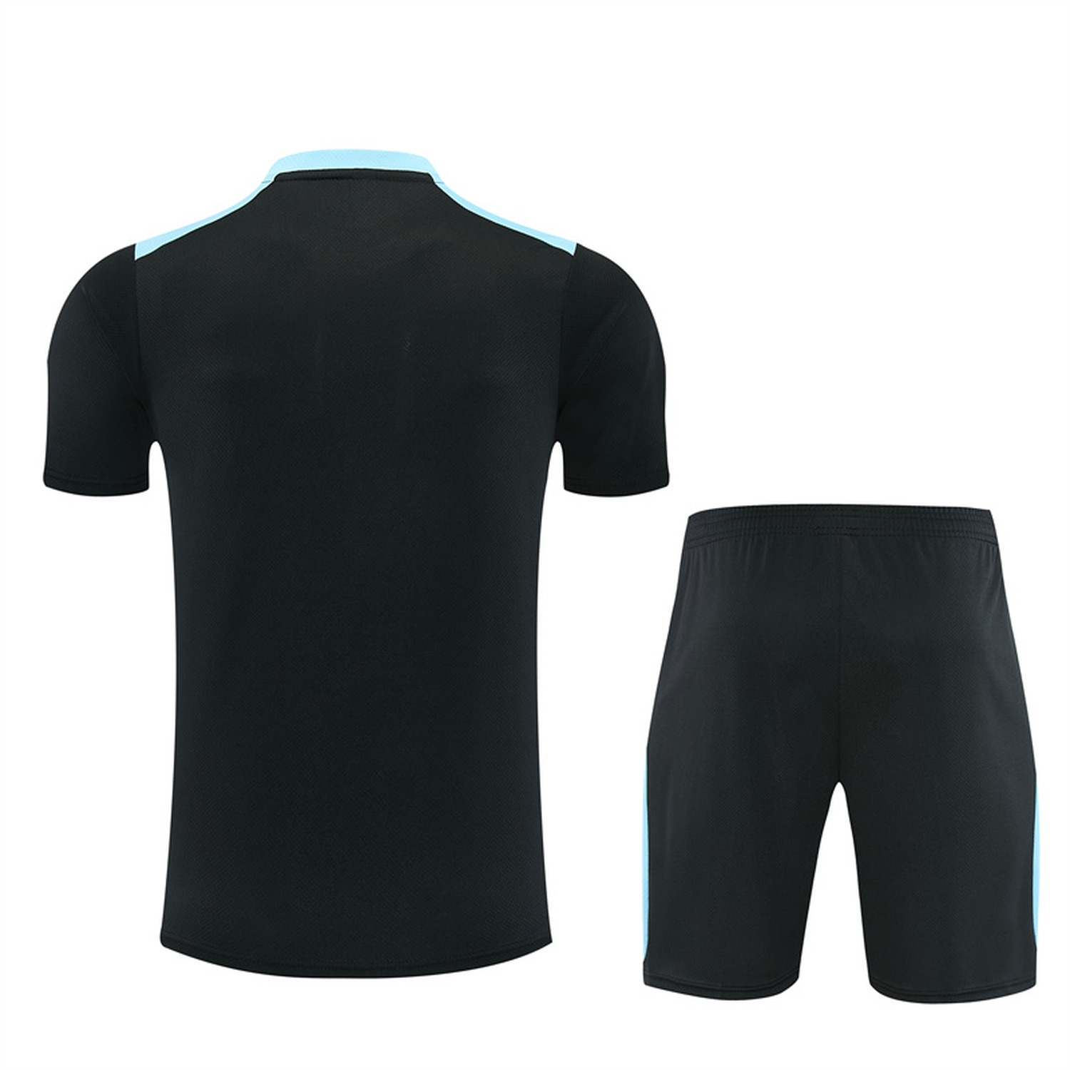 Feyenoord 26-27 Kids Short-Sleeve Training Set - Black Top & Black Shorts - JerseysGala