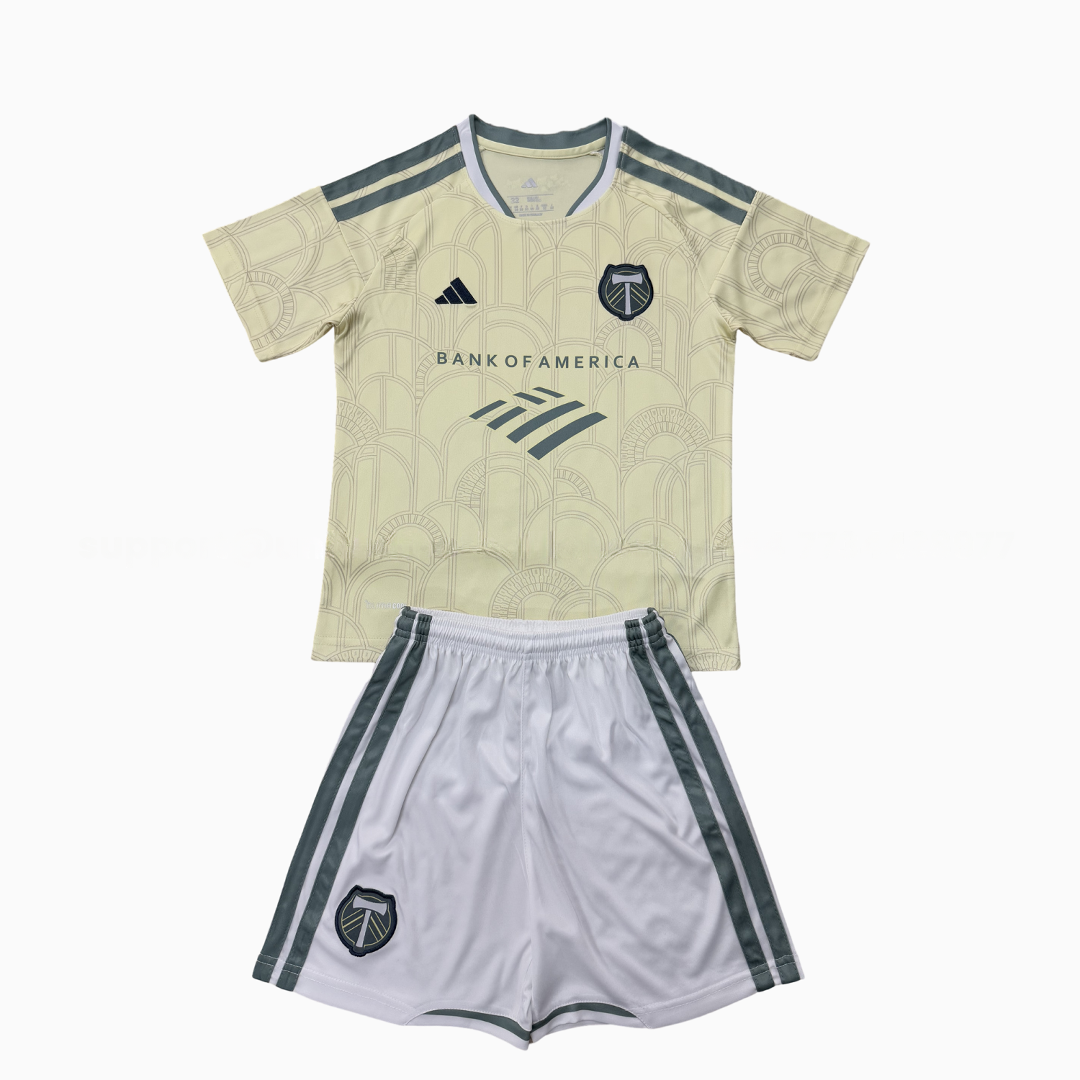 Portland Timbers 25-26 Away Kids Kit - JerseysGala