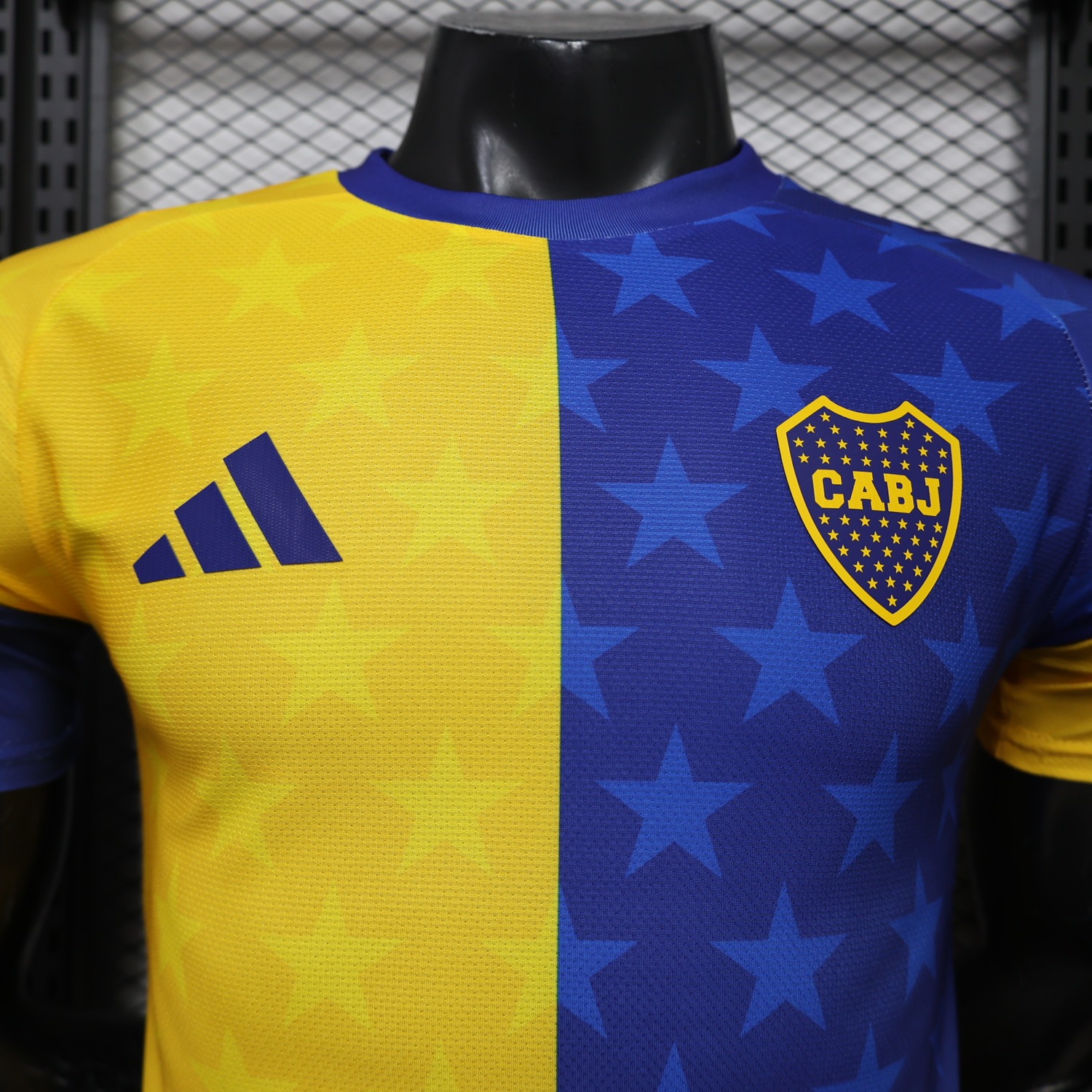 Boca Juniors 26-27 Yellow Blue Stars Special Jersey - Player Version - JerseysGala