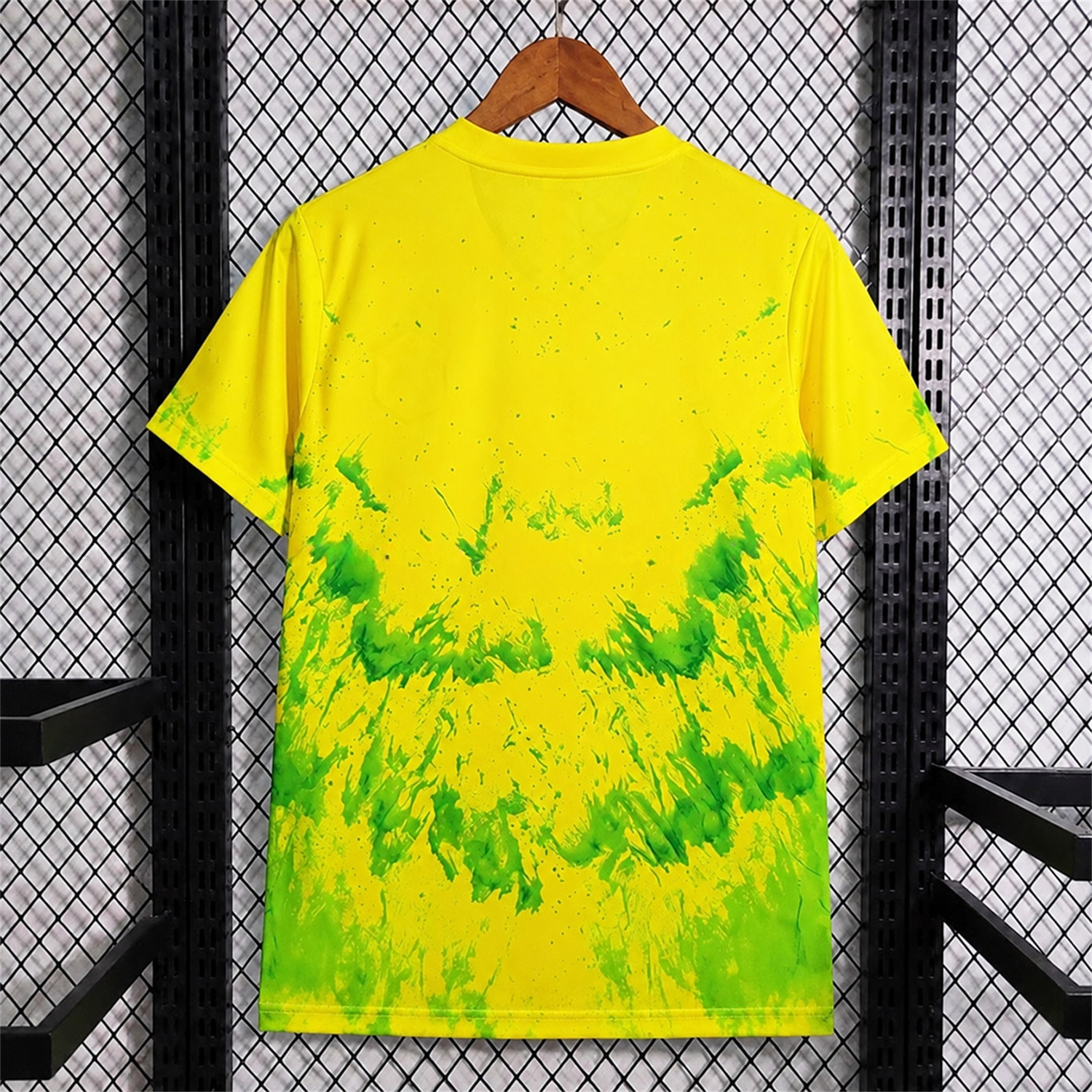 Brazil 2026 Yellow With Green Splatter Special Jersey - Fans Version - JerseysGala