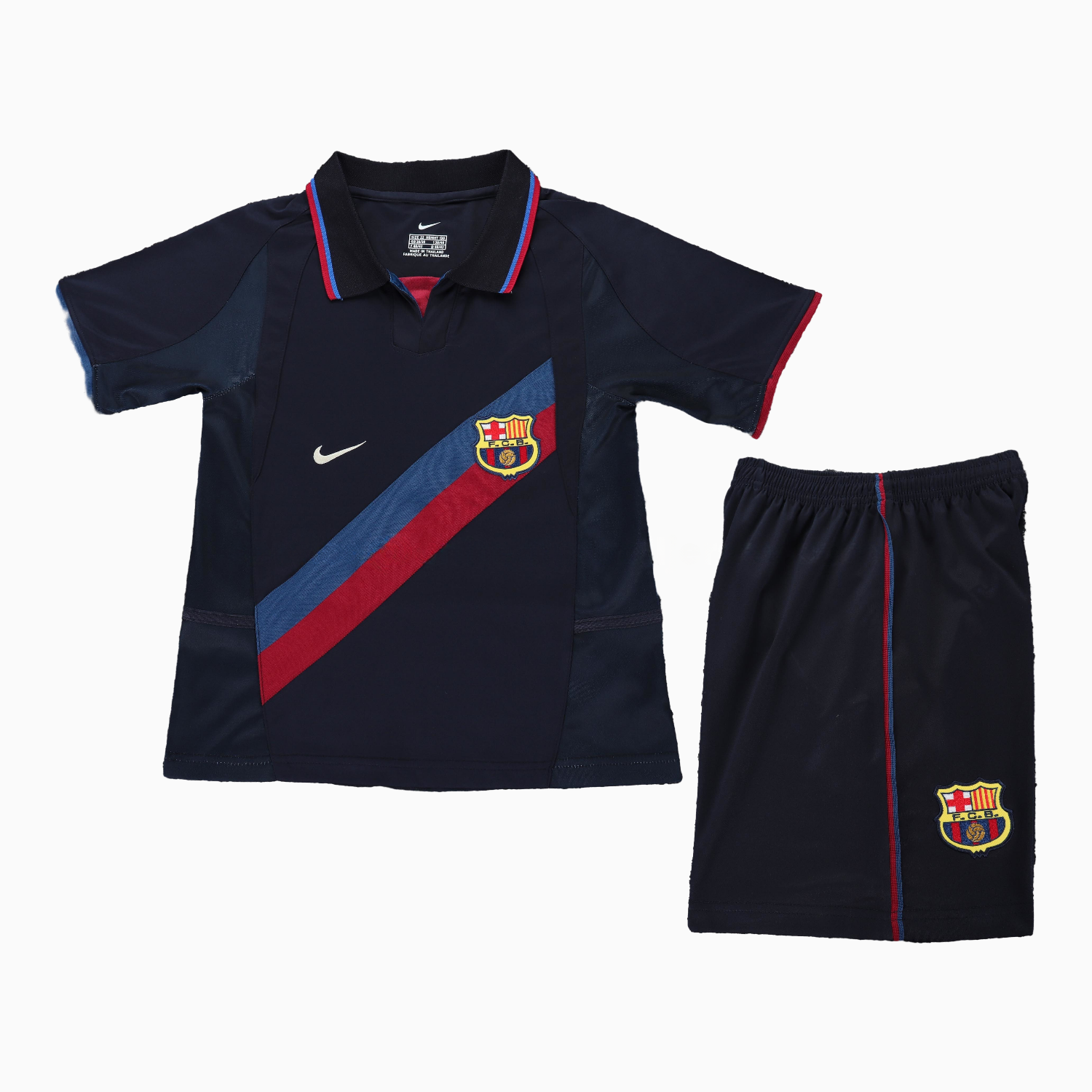 Retro Barcelona 2002-03 Third Kids Kit - JerseysGala