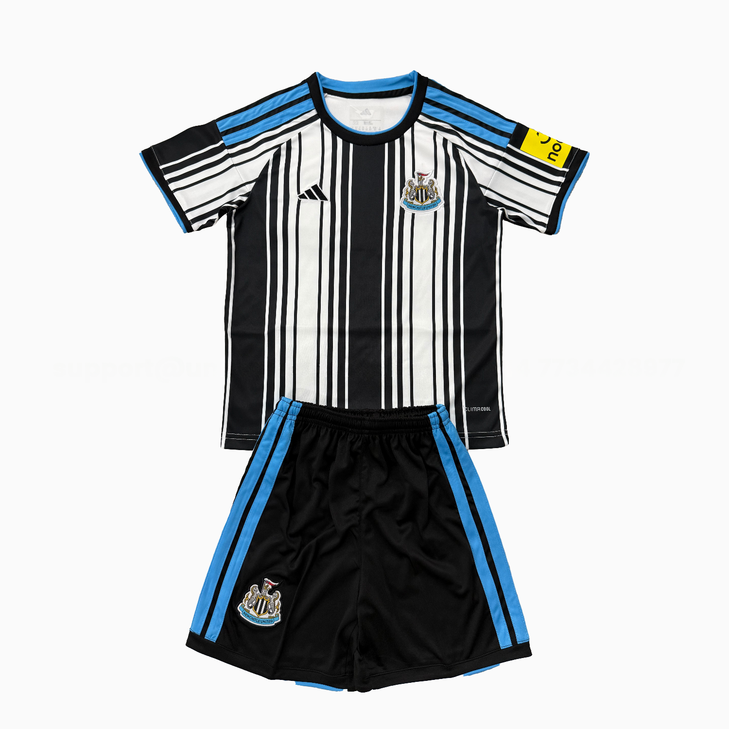 Newcastle United 26-27 Home Unsponsored Men's Adult Jersey Set - Fans Version - JerseysGala