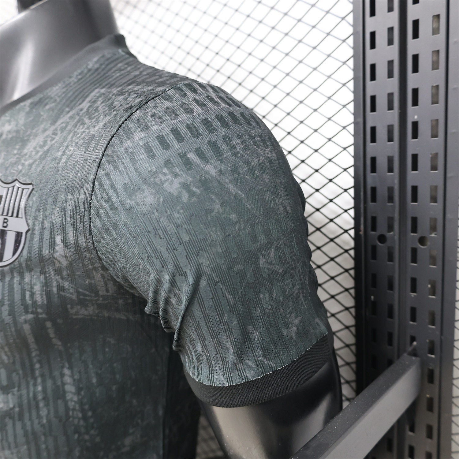 Barcelona 25-26 Grey And Black Special Jersey - Player Version - JerseysGala