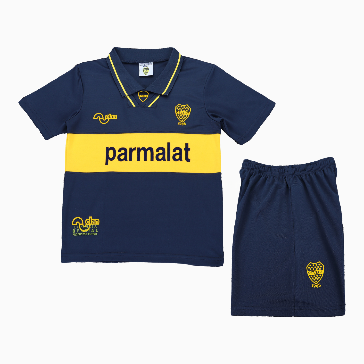 Retro Boca Juniors 1993-95 Home Kids Kit - JerseysGala