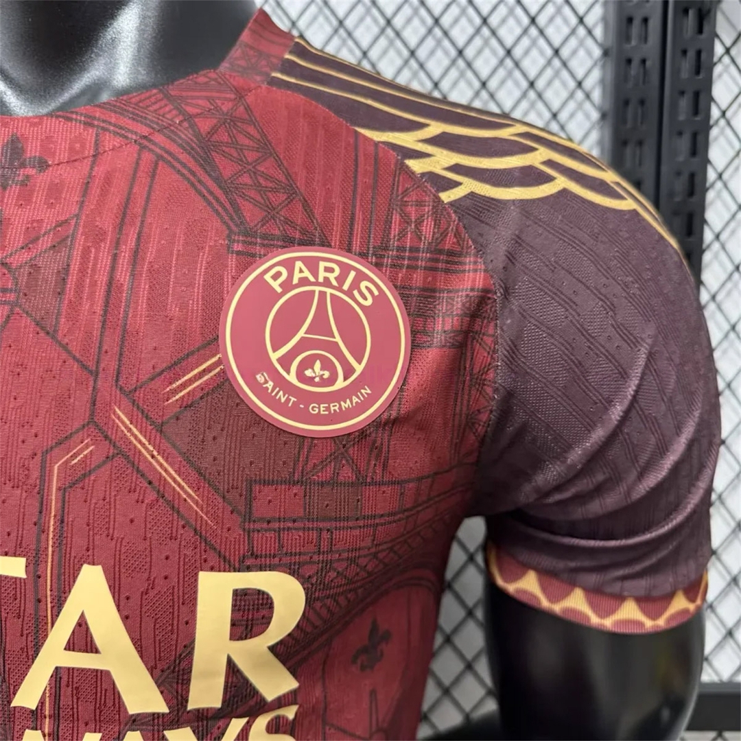 Paris Saint-Germain PSG 25-26 Red Eiffel Tower Concept Special Jersey - Player Version - JerseysGala