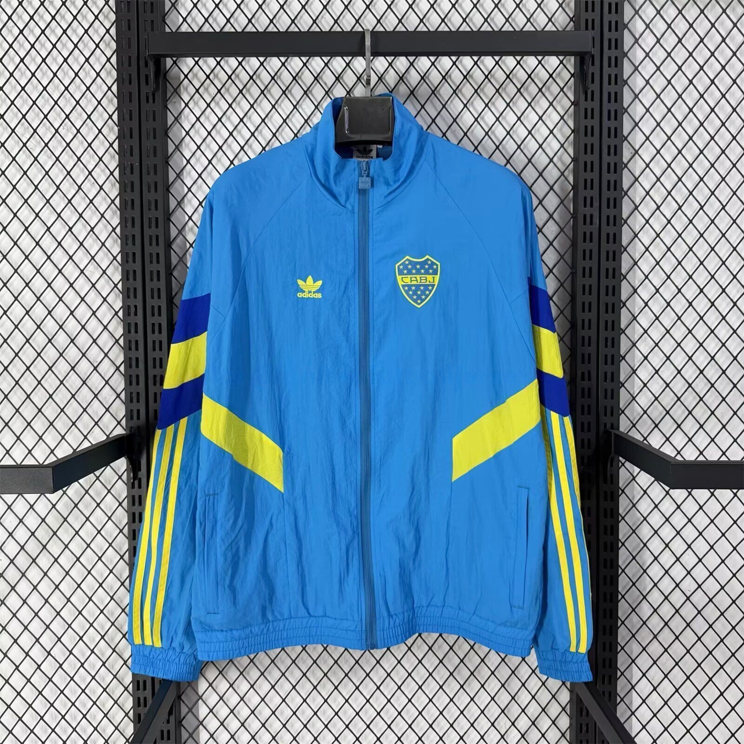 Boca Juniors 25-26 Training Windbreaker Jacket - Blue - JerseysGala
