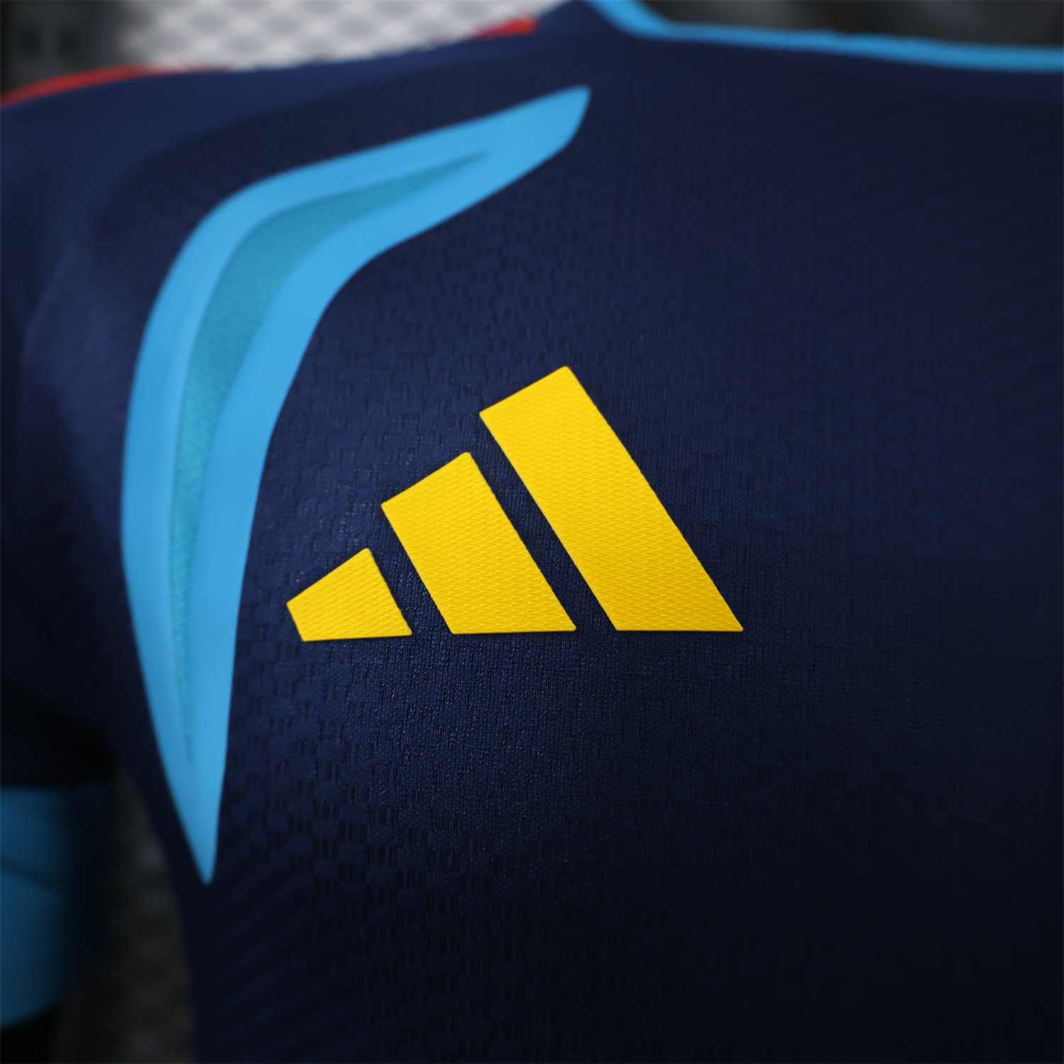 Spain 2026 Deep Blue And Light Blue Training Jersey - Player Version - JerseysGala