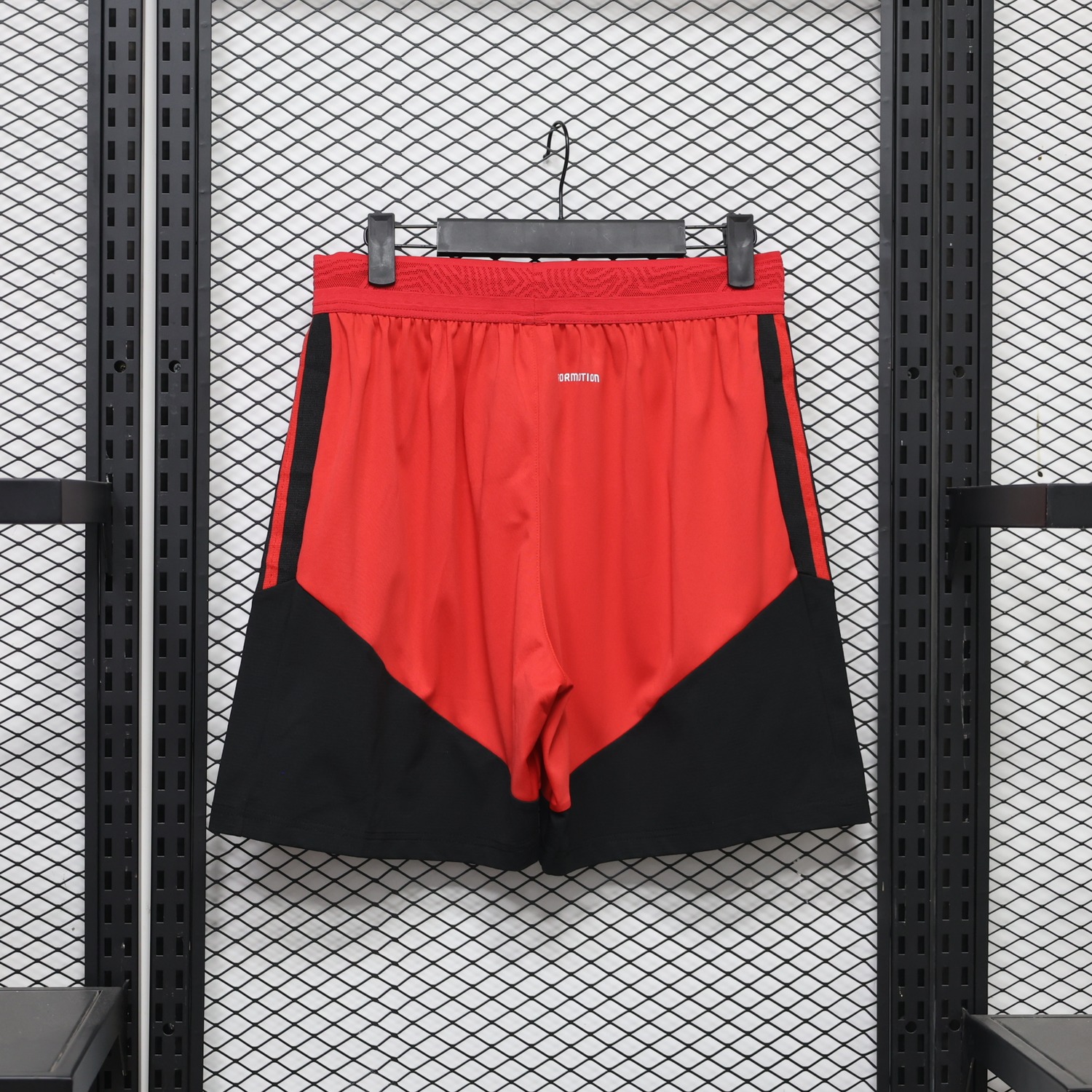 Manchester United 26-27 Red Black Shorts - Player Version - JerseysGala