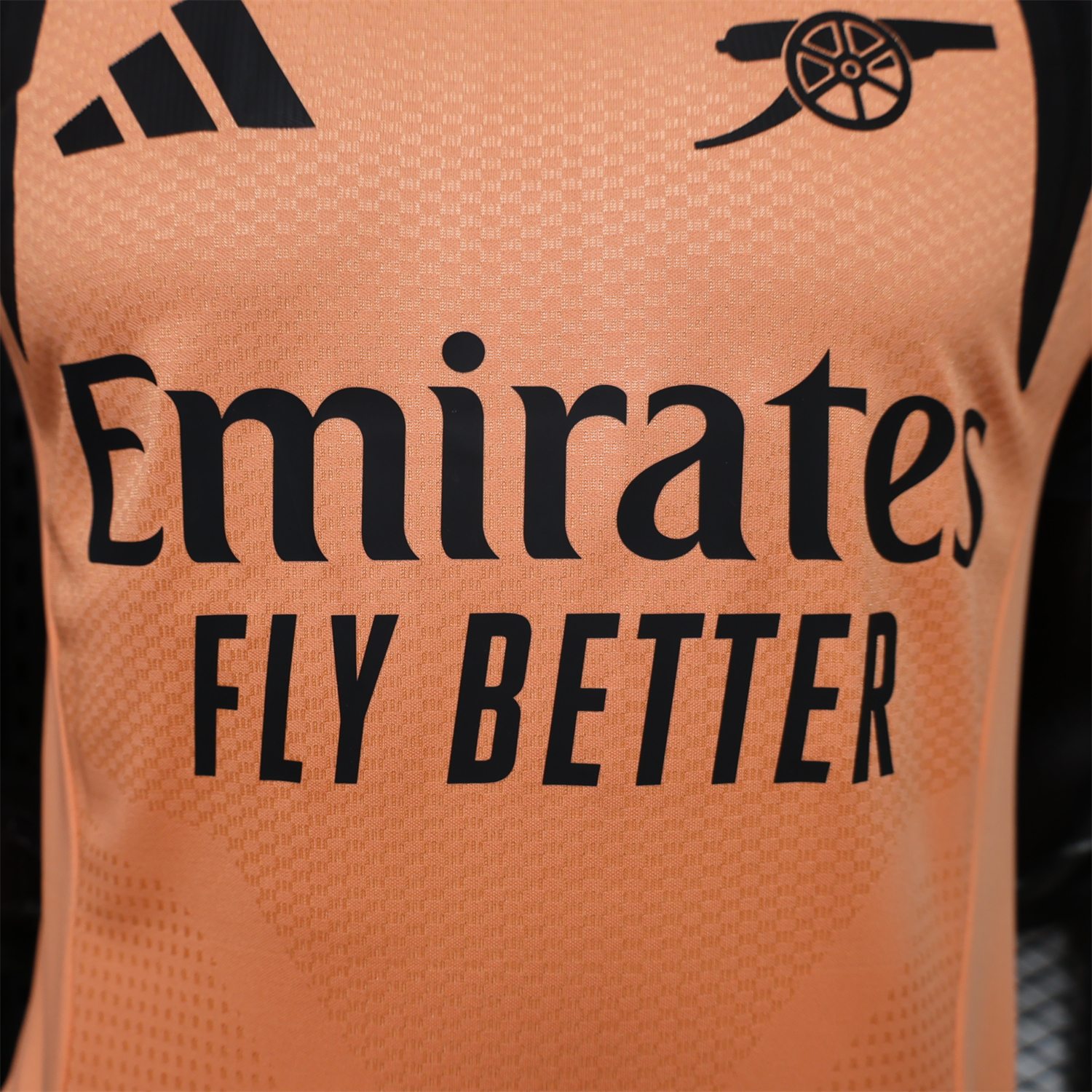 Arsenal 26-27 Orange Black Training Jersey - Player Version - JerseysGala