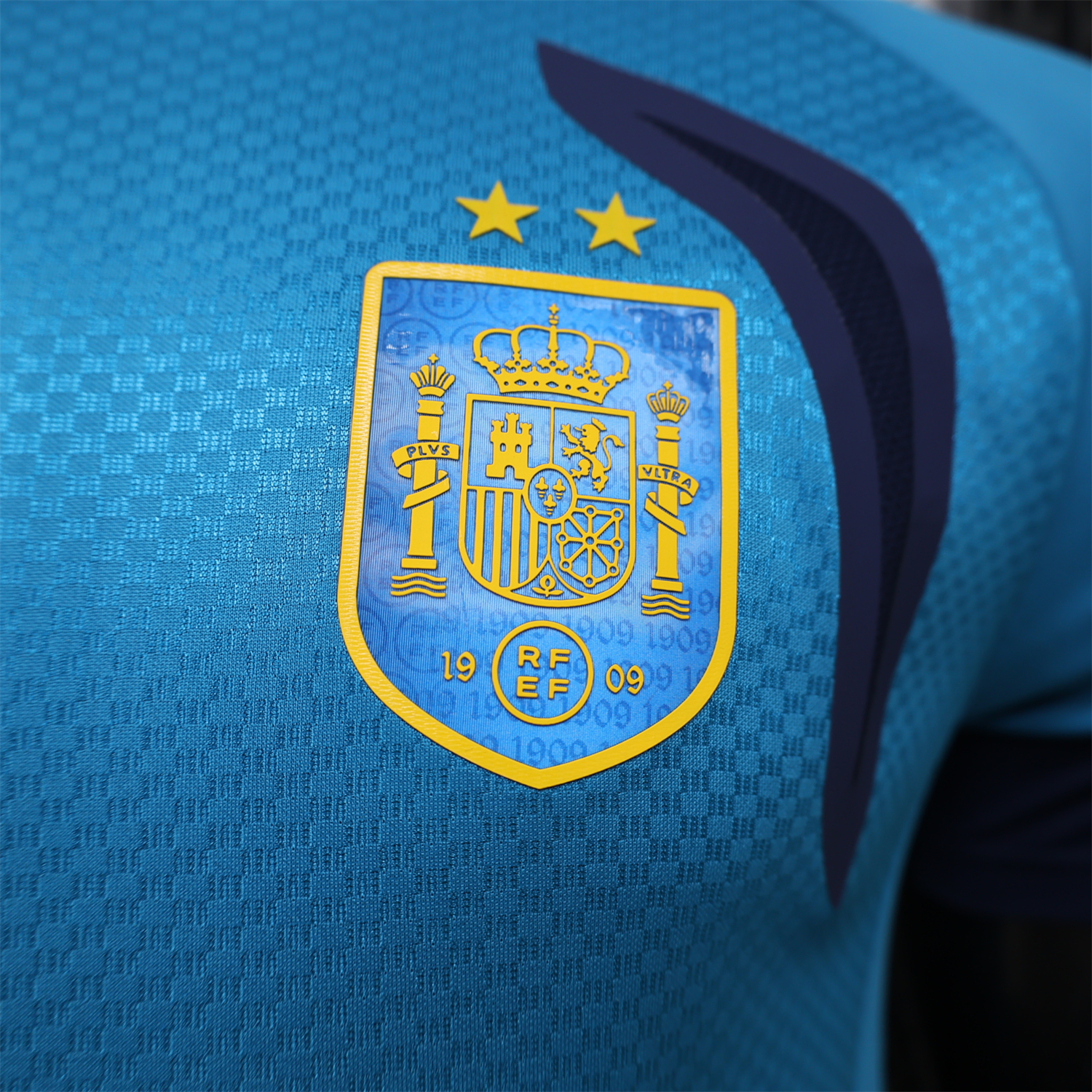 Spain 2026 Light Blue Black Training Jersey - Player Version - JerseysGala