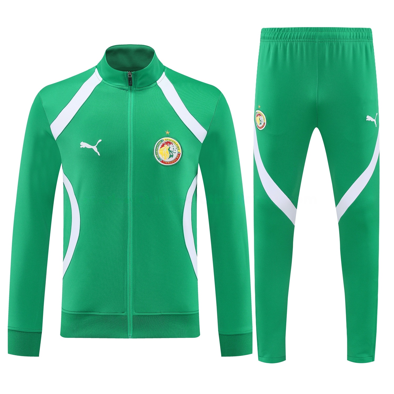 Senegal 2026 Jacket Training Tracksuit - Green Jackets & Green Pants - JerseysGala