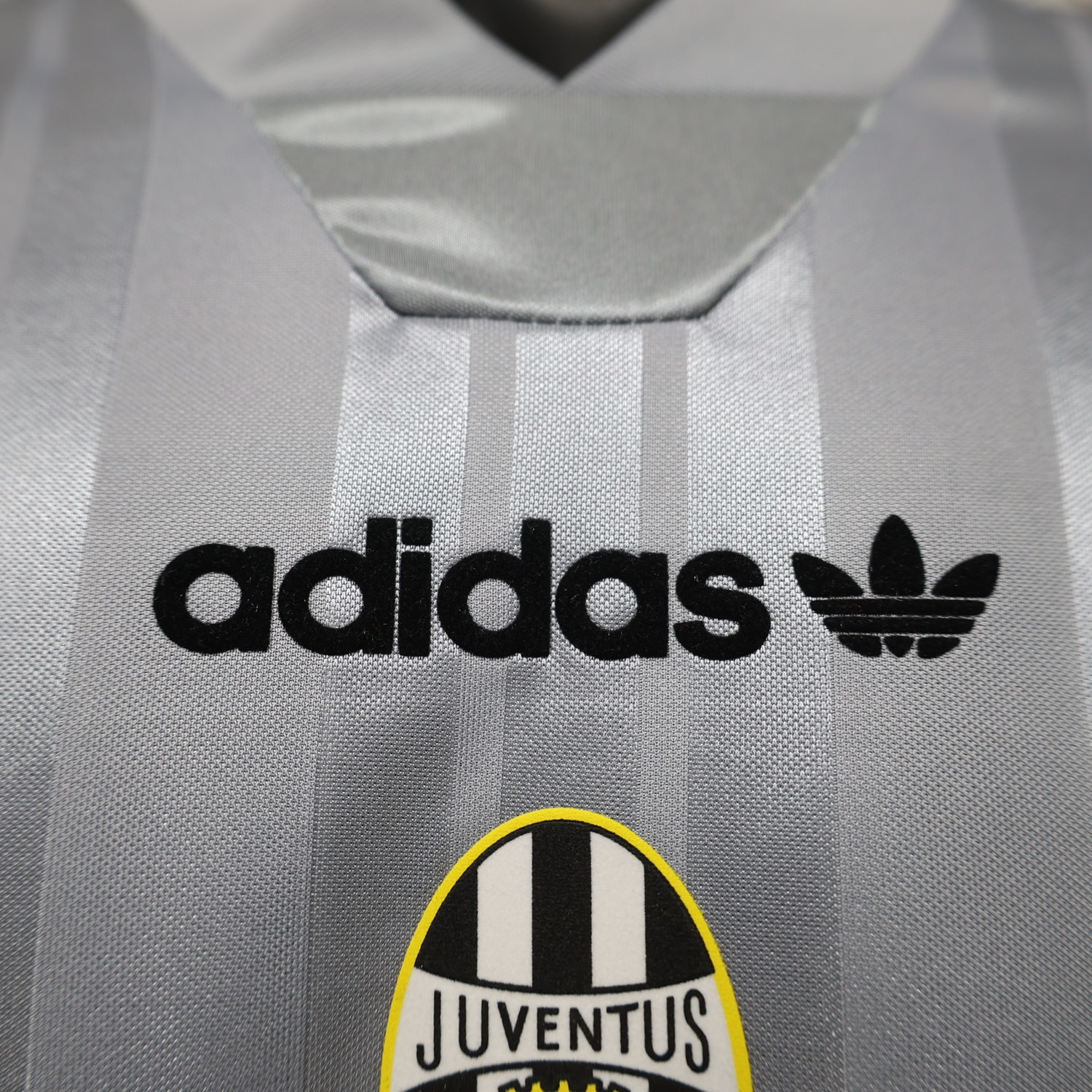 Juventus 26-27 Grey Black Retro Style Casual Jersey - Player Version - JerseysGala