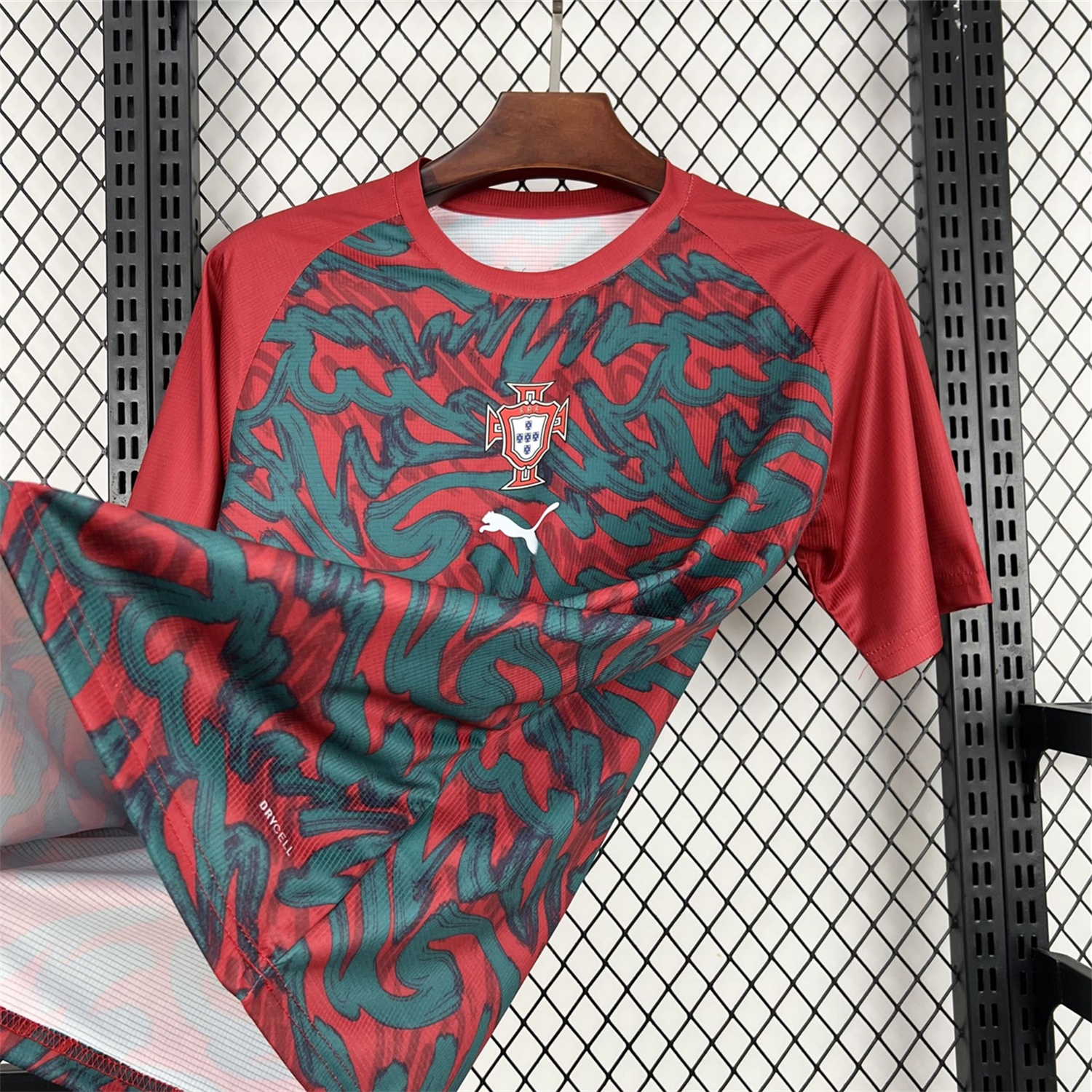 Portugal 2026 Pre-Match Deep Red Jersey - Fans Version - JerseysGala