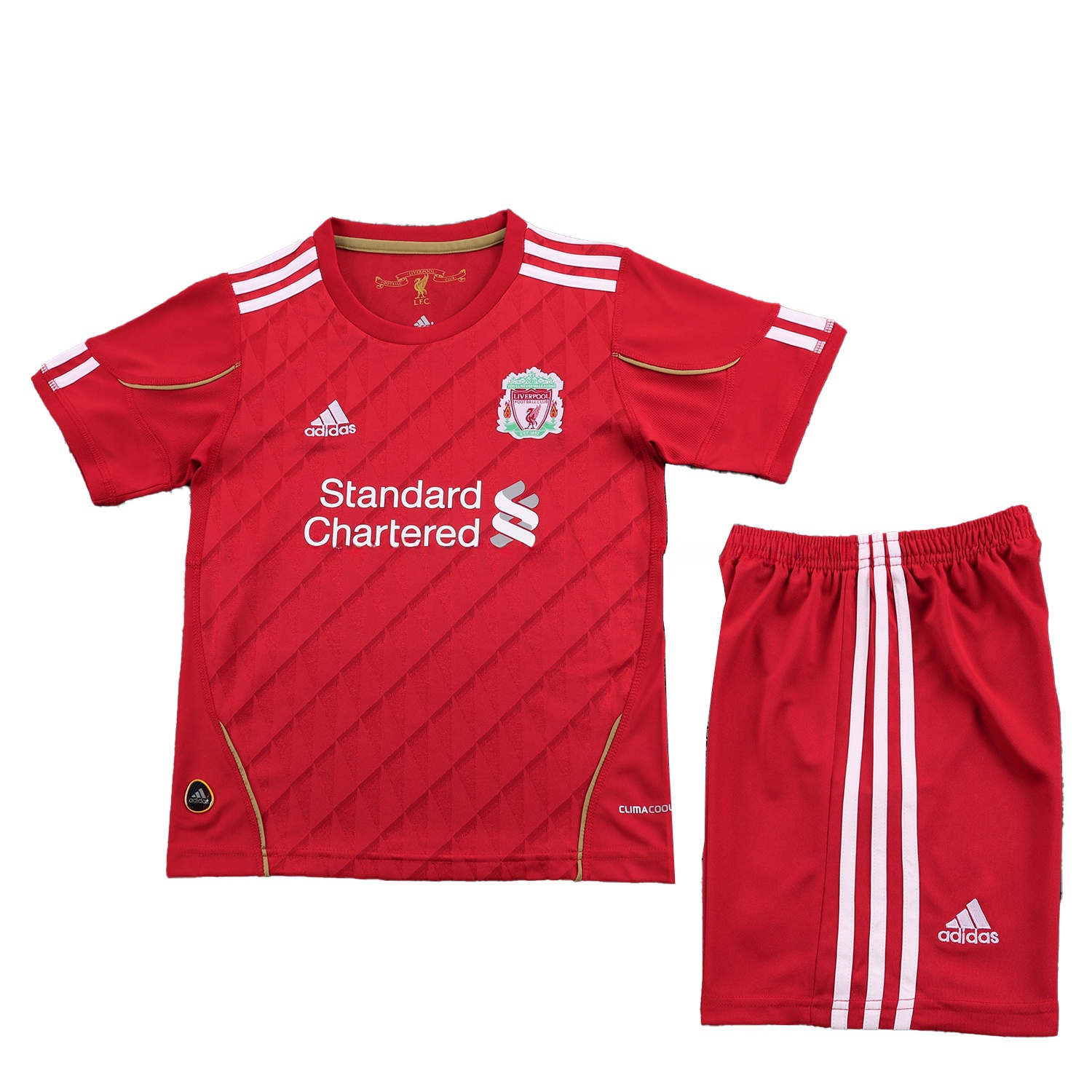 Retro Liver.pool 2010-11 Home Kids Kit - JerseysGala