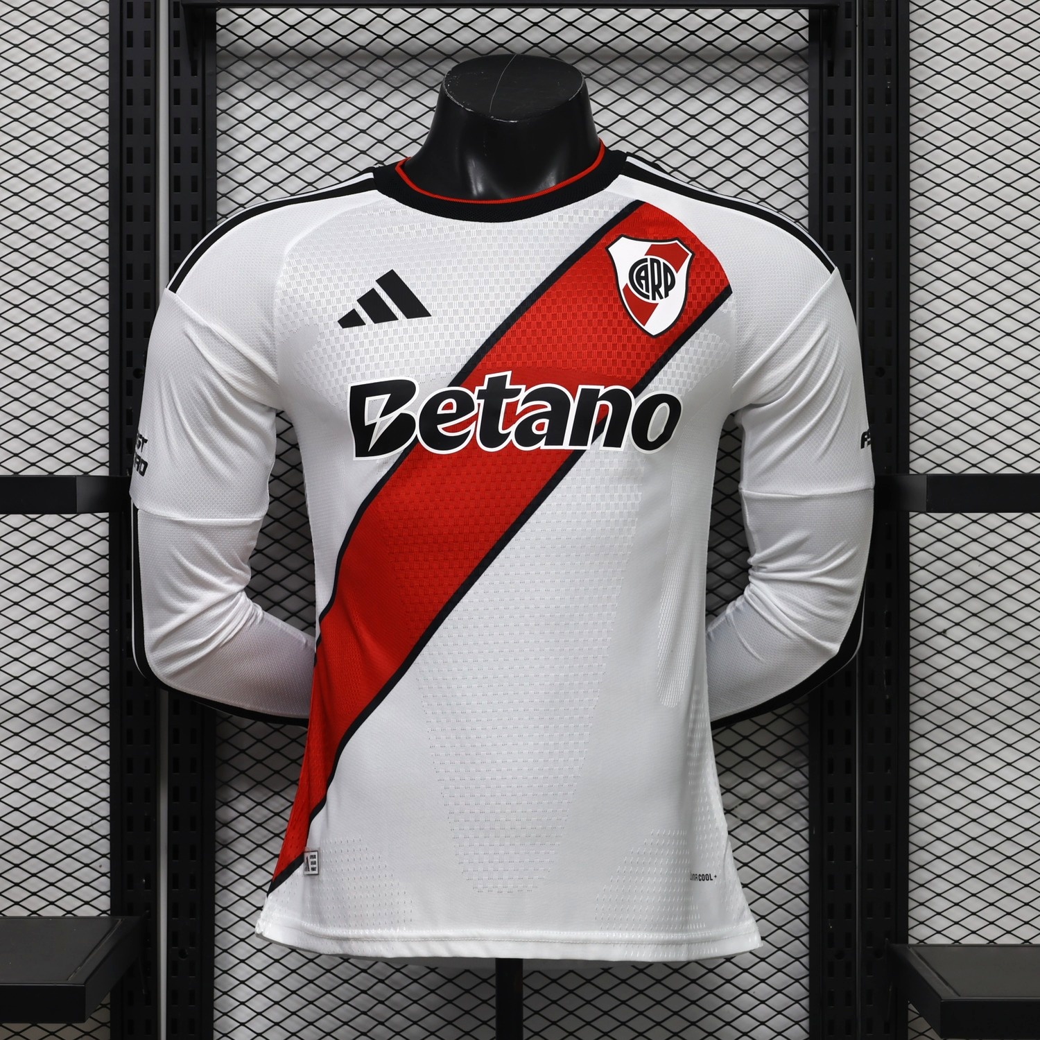 River Plate 26-27 Home Long Sleeves Jersey - Player Version - JerseysGala