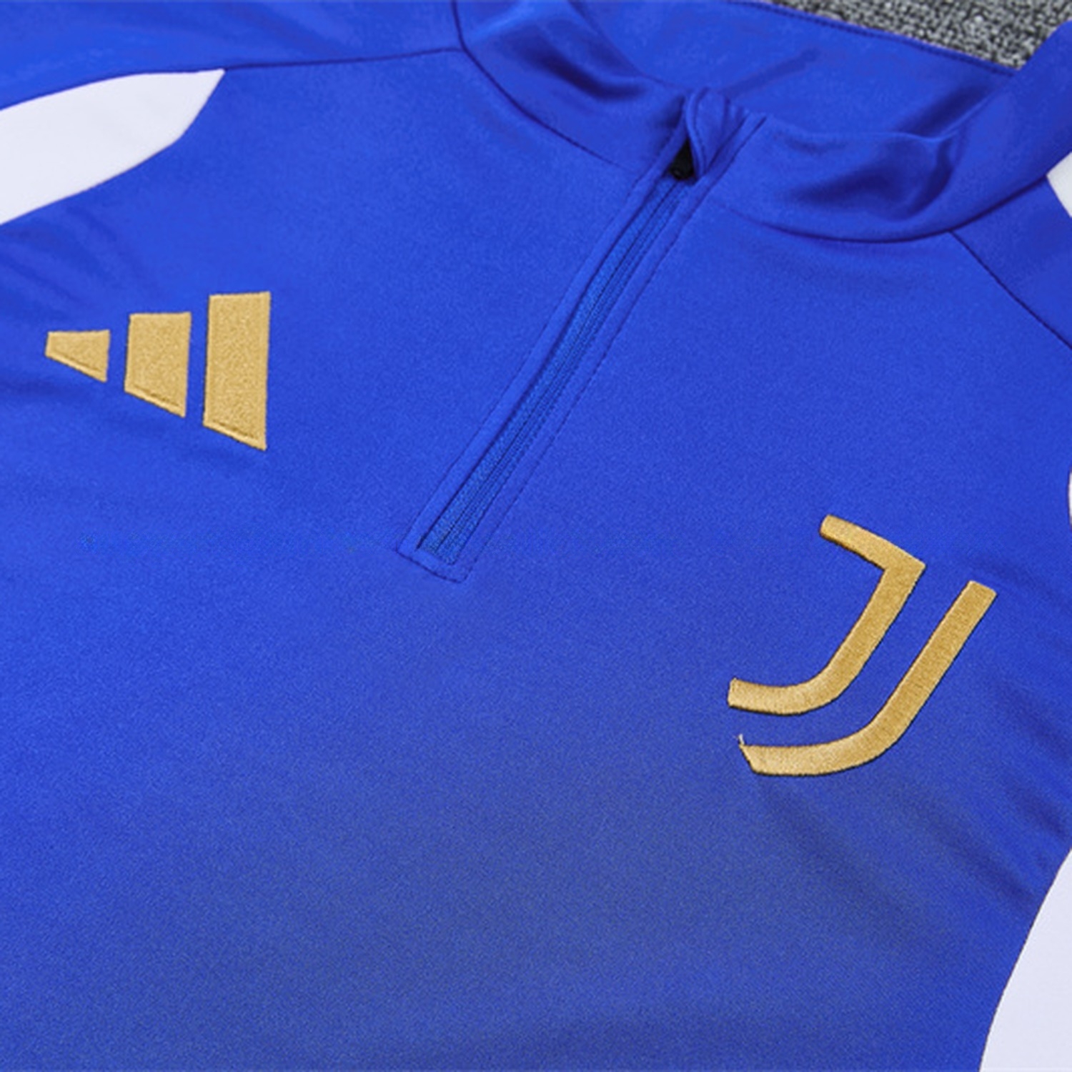 Juventus 26-27 Kids Long Sleeve Training Set - Royal Blue Top & Royal Blue Pants - JerseysGala