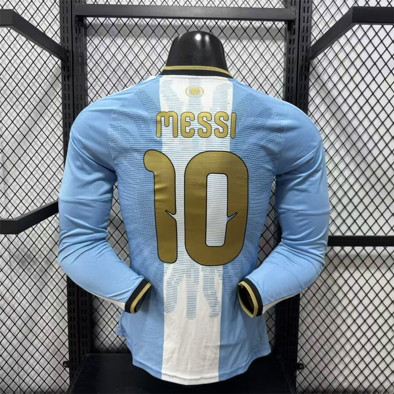 (MESSI #10) Argentina 2026 Messi Last Match Long Sleeves Special Jersey - Player Version - JerseysGala