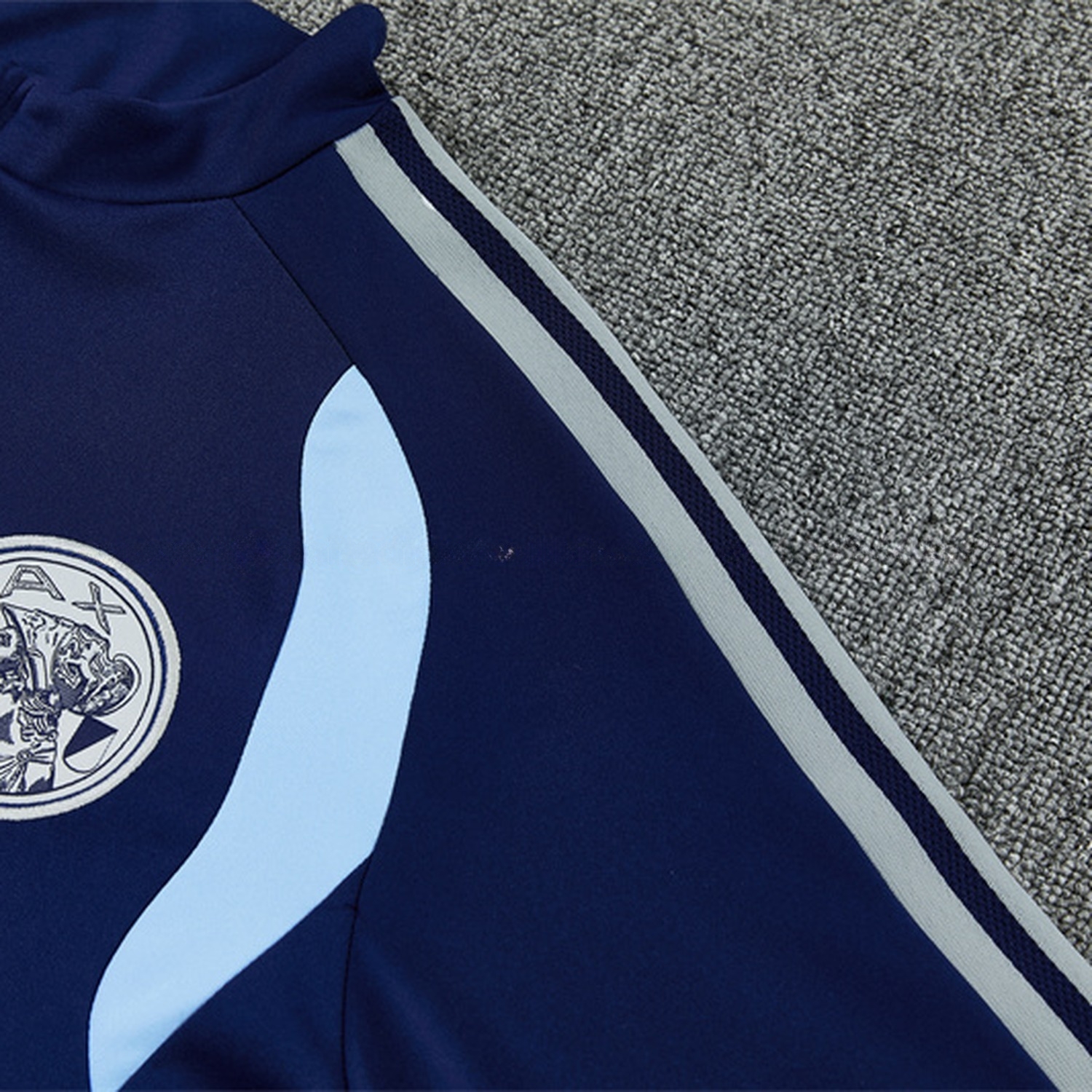 Ajax 26-27 Kids Long Sleeve Training Set - Deep Blue Top & Deep Blue Pants - JerseysGala