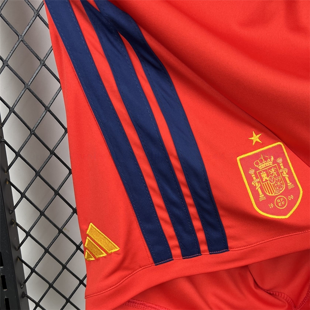 Spain 2026 Red Shorts - Fans Version - JerseysGala