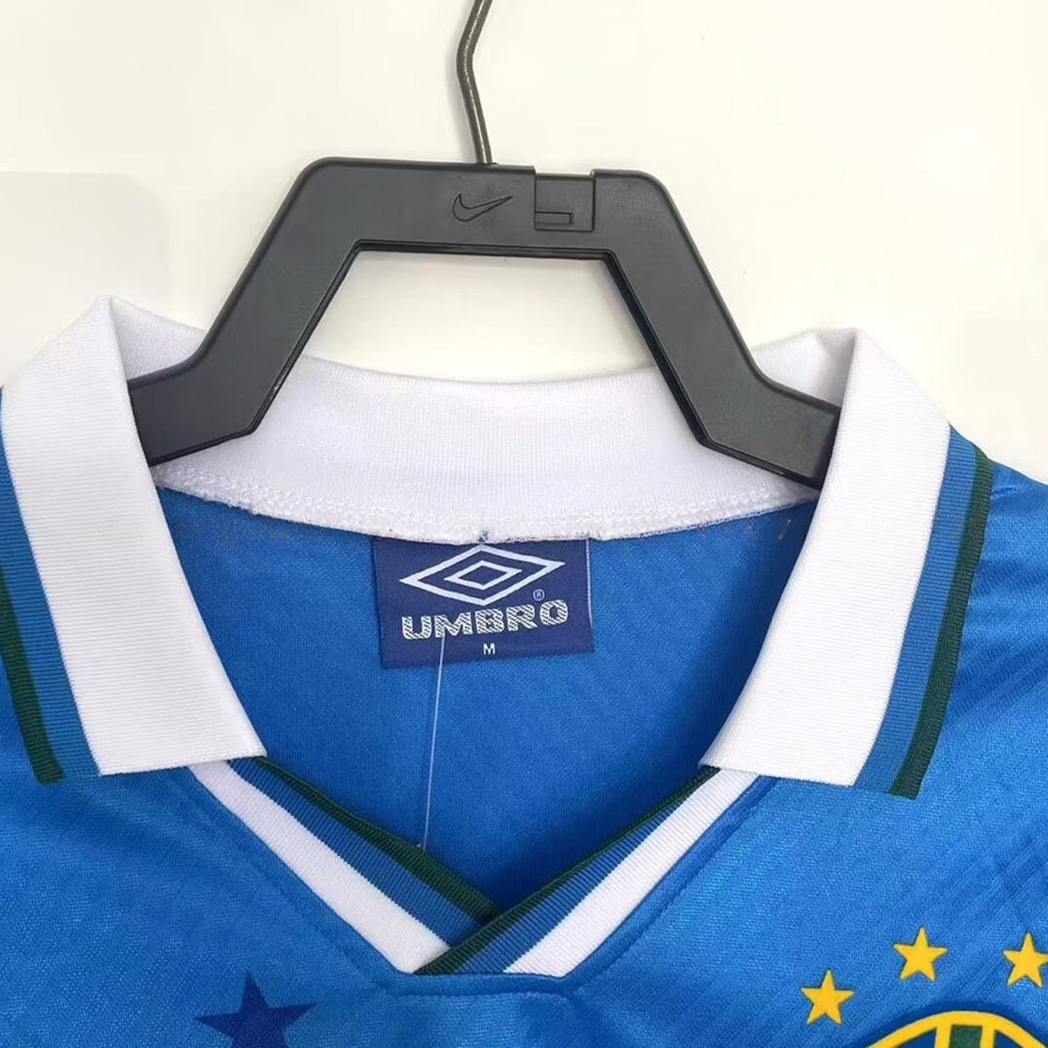 Retro Brazil 1996 Away Long Sleeves Jersey - JerseysGala