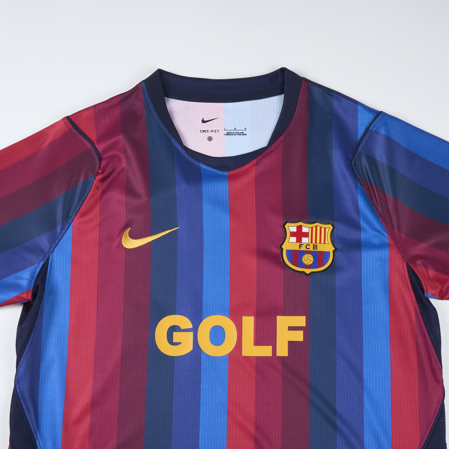 Barcelona 26-27 x Golf Wang El Clasico Blue Red Jersey - Fans Version - JerseysGala