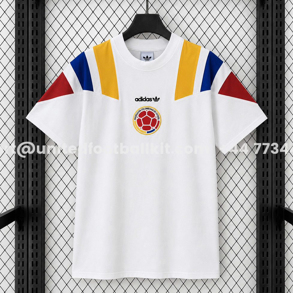 Colombia 2026 EQT Cotton White Special Jersey - Fans Version - JerseysGala