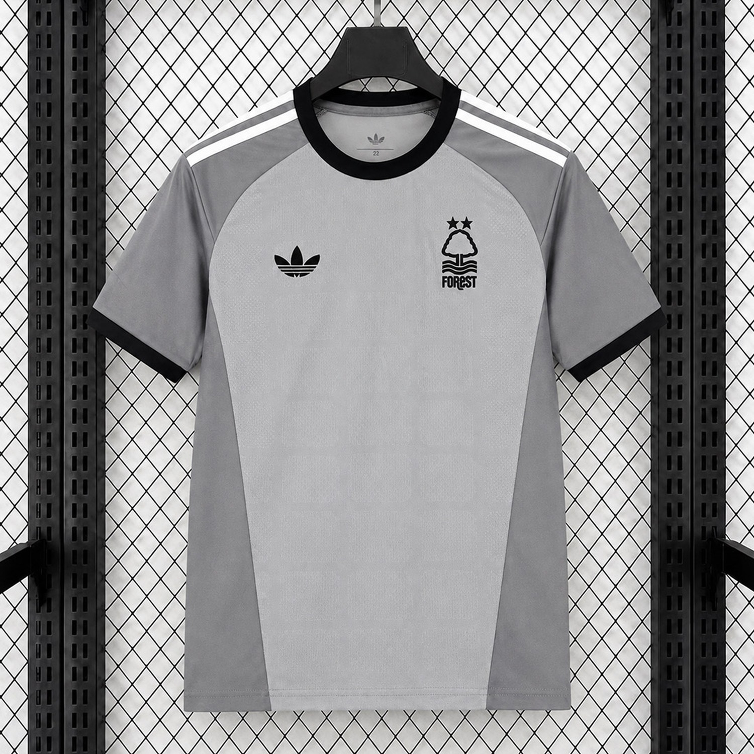 Nottingham Forest 26-27 Grey Black Goalkeeper Jersey - Fans Version - JerseysGala