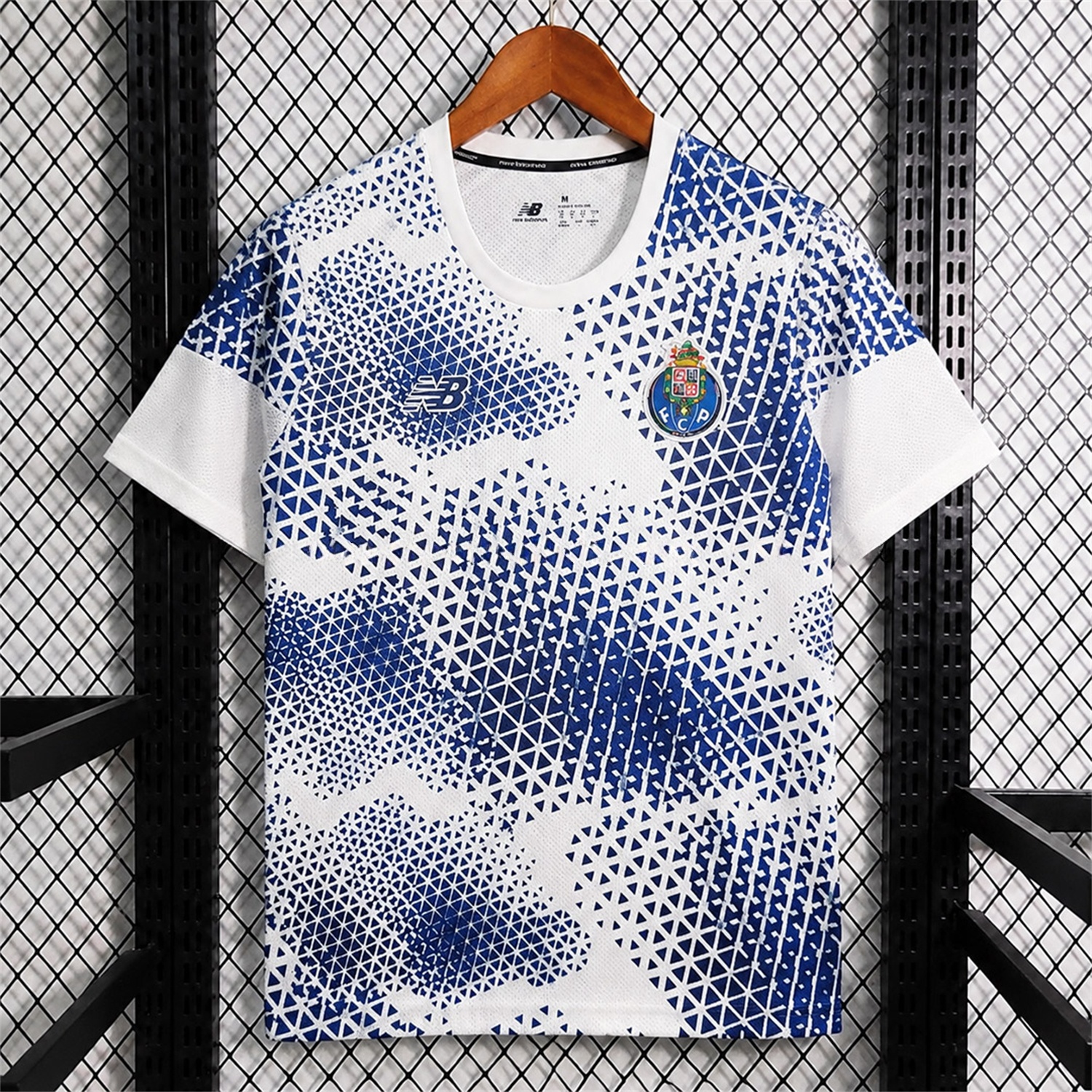 Porto 26-27 Blue White Polka Dots Pre-Match Jersey - Fans Version - JerseysGala