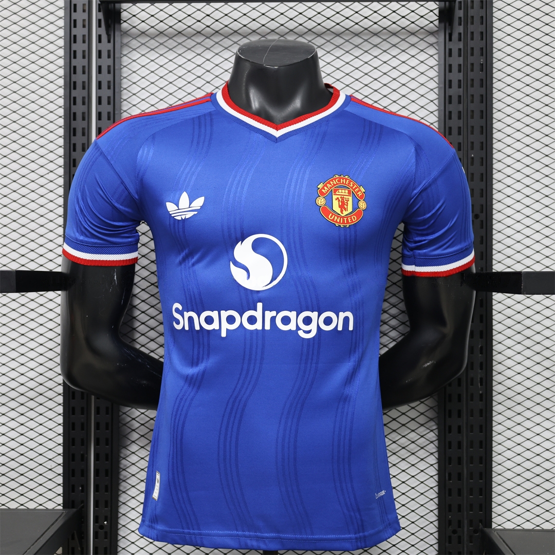 Manchester United 26-27 Snapdragon Blue Special Jersey - Player Version - JerseysGala