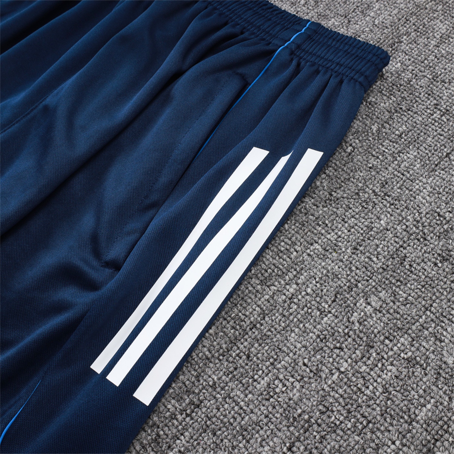 Real Madrid 25-26 Short-Sleeve Training Set - Royal Blue Vest & Shorts - JerseysGala