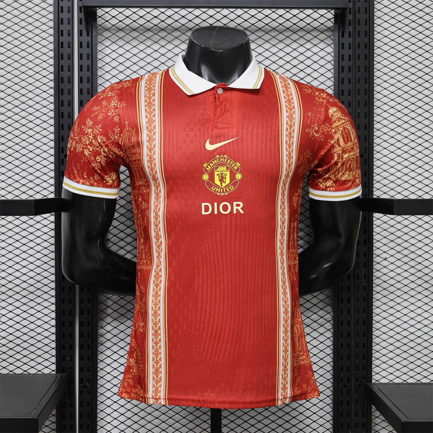 Manchester United 26-27 x DIOR Red Special Jersey - Player Version - JerseysGala