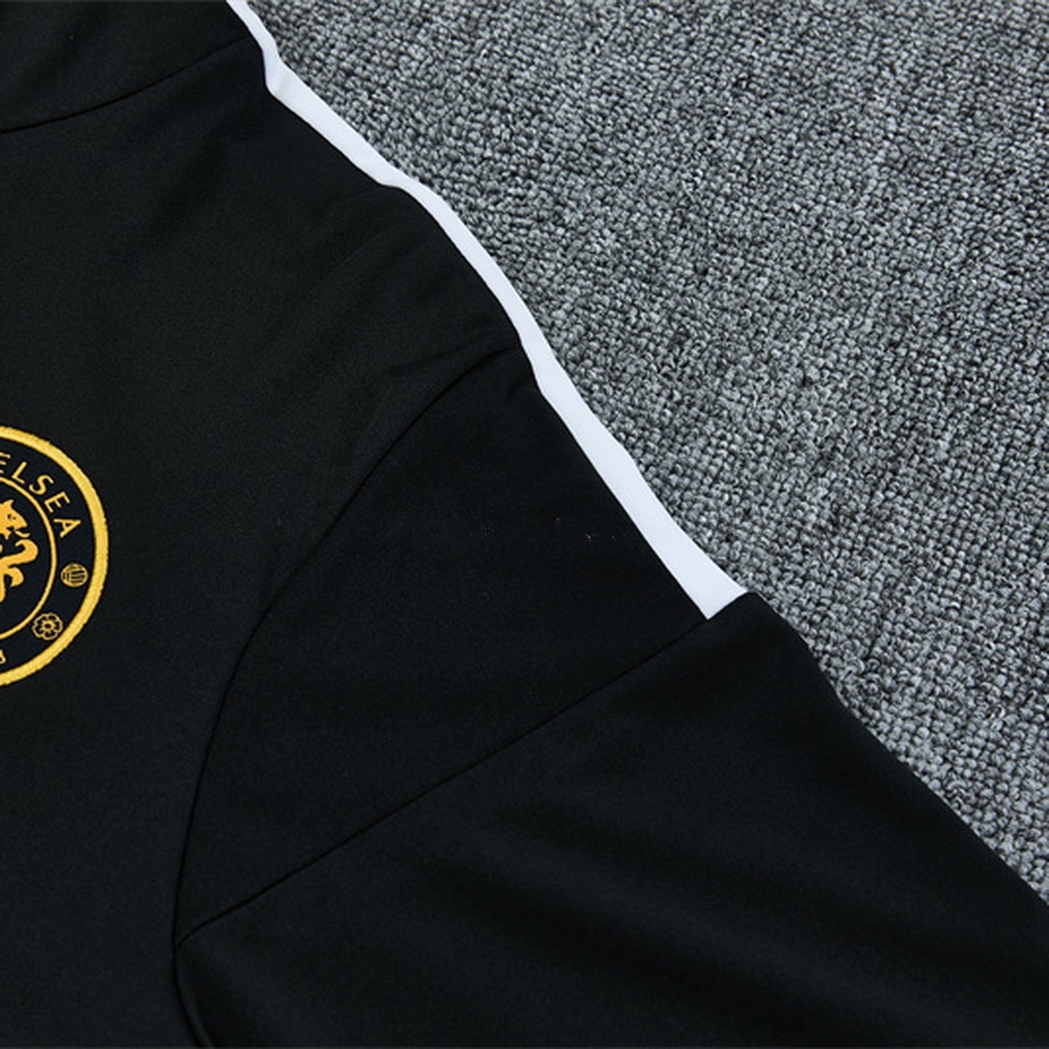 C.H.E.L.S.E.A 26-27 Long Sleeve Training Set - Black Top & Black Pants - JerseysGala