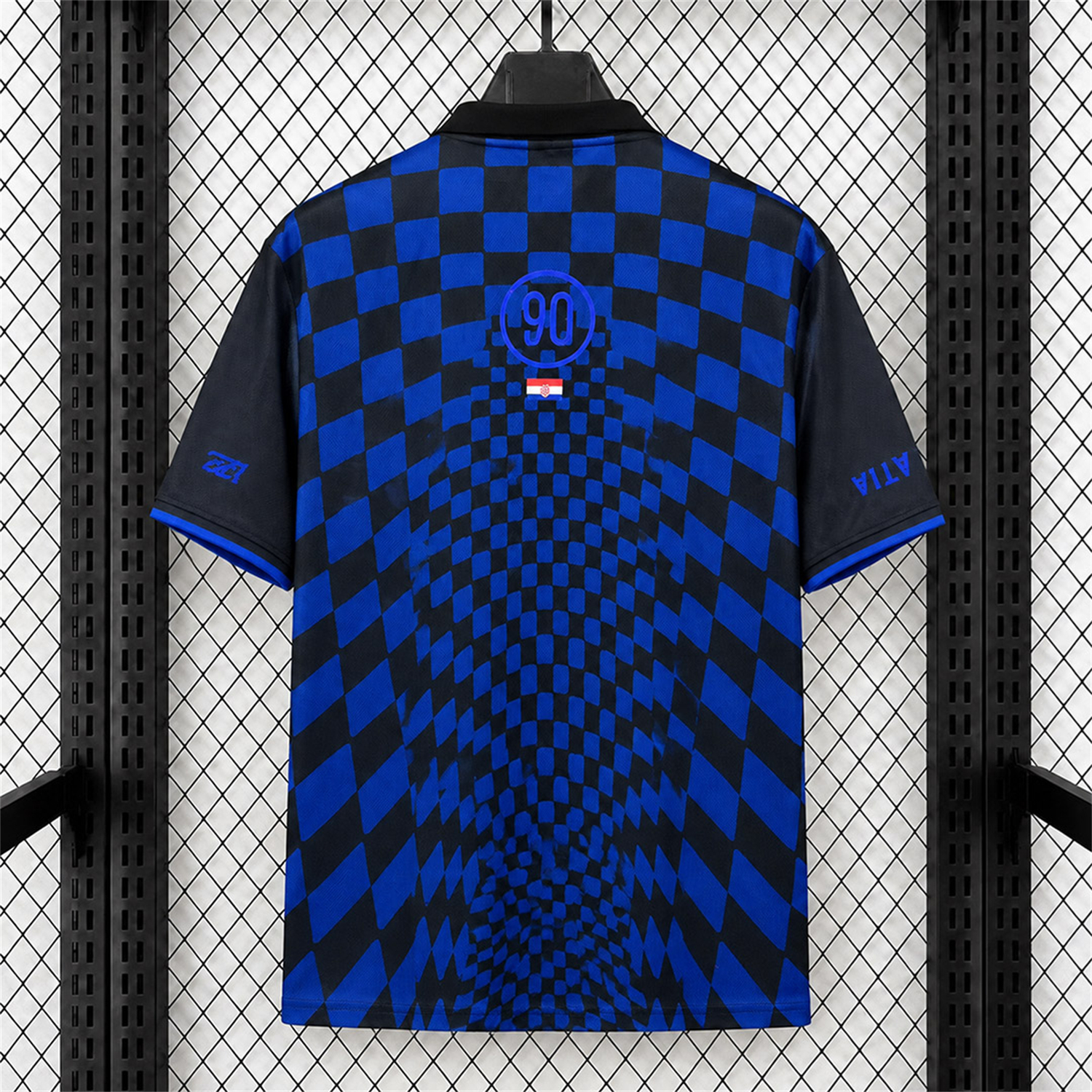 Croatia 2026 x Cactus Jack Total 90 Retro Style Red Black Jersey - Fans Version - JerseysGala