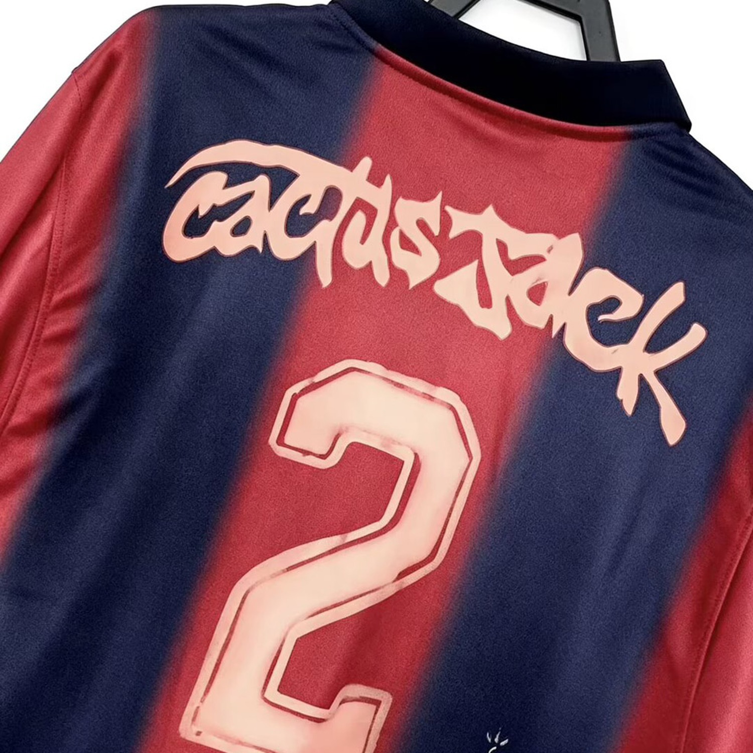 Retro Barcelona 2000-01 x Travis Scott Long Sleeves Jersey - JerseysGala