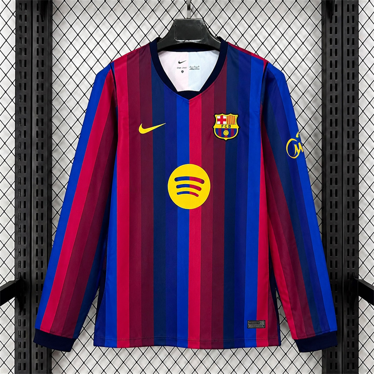 Barcelona 26-27 Home Long Sleeves Jersey - Fans Version - JerseysGala