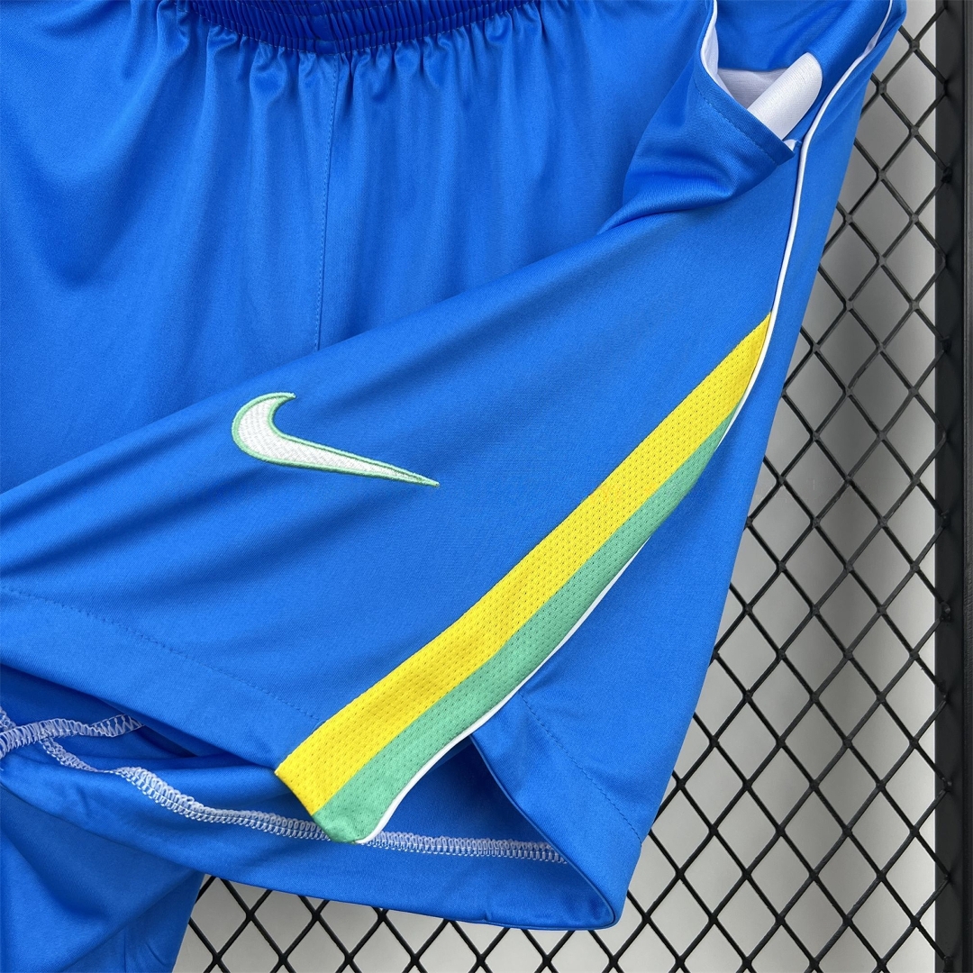 Brazil 2026 Blue Casual Shorts - Fans Version - JerseysGala